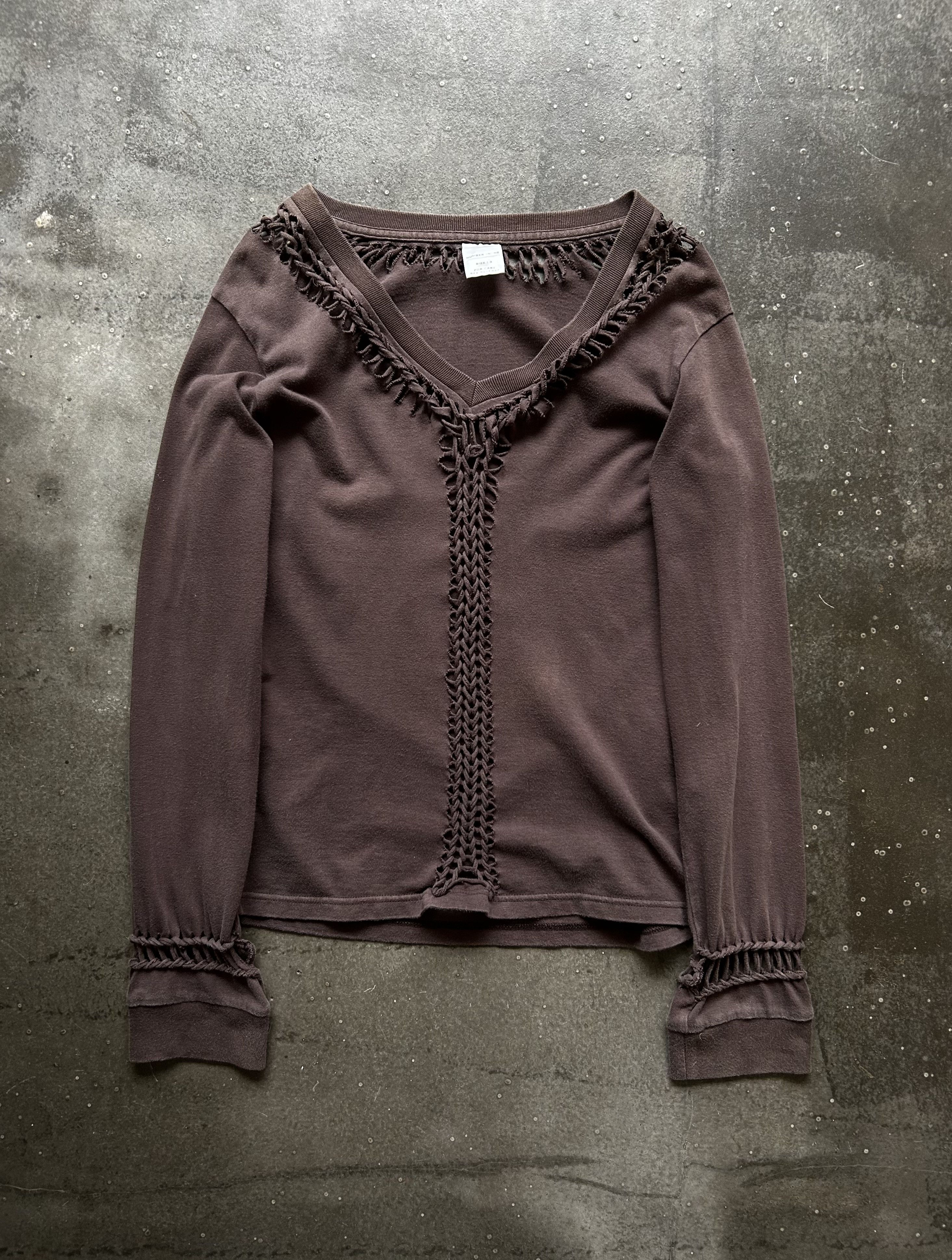 Number (N)ine Number (N)ine 03AW Runway Knit Top Size US M / EU 48-50 / 2 - 1 Thumbnail