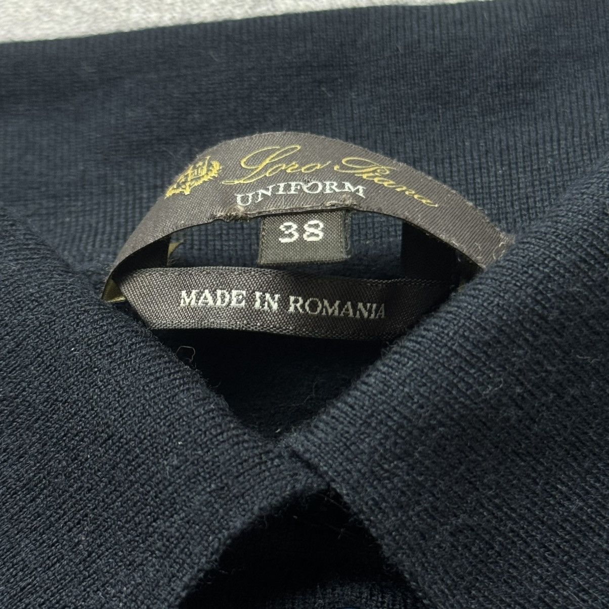 Loro Piana Loro Piana Uniform Black Long Sleeve Cashmere/Silk Polo Size XS / US 0-2 / IT 36-38 - 13 Thumbnail