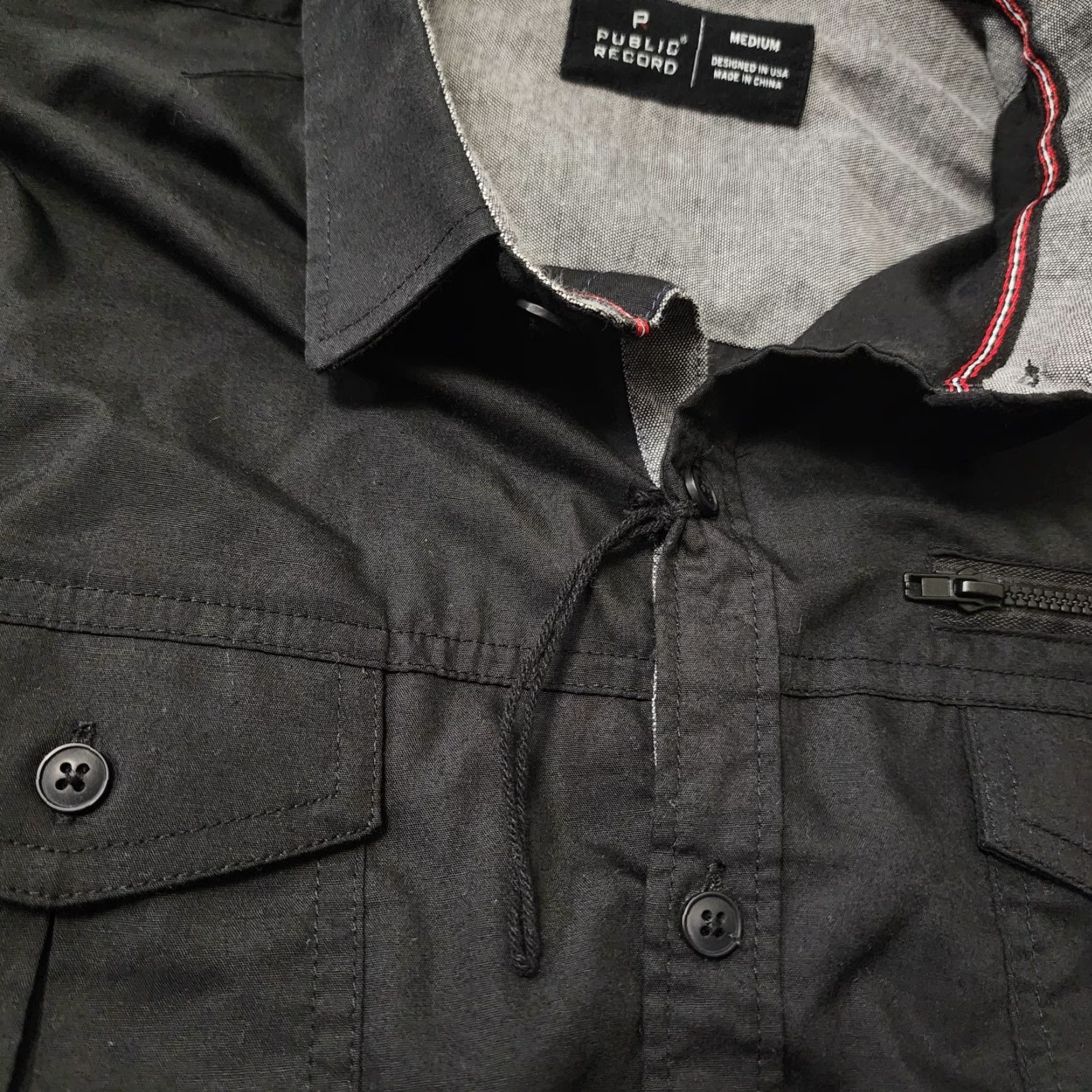 Vintage Public Rec Shirt Mens Medium Black Button-Up Casual Performance Pockets Danny Size US M / EU 48-50 / 2 - 4 Thumbnail