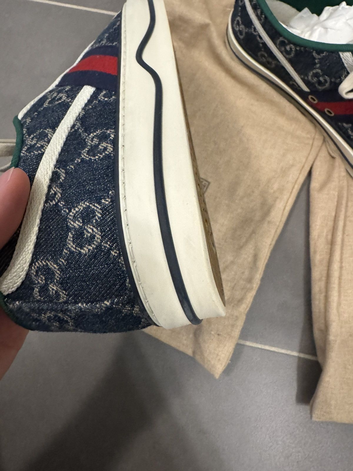 Gucci Gucci Tennis shoes 1977 Size US 9 / EU 42 - 12 Thumbnail