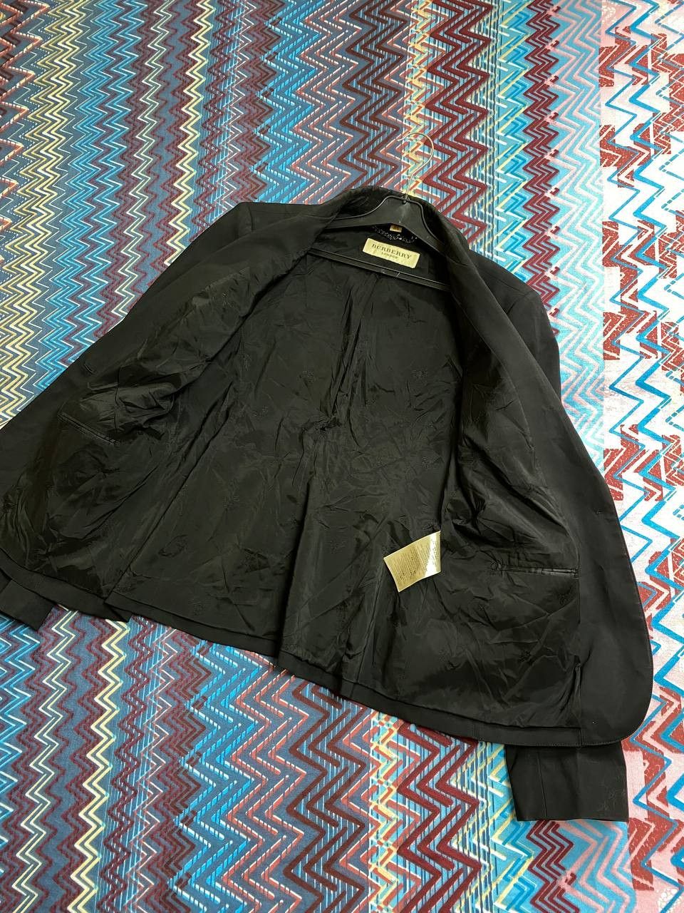 Burberry Blazer Burberry Vintage black streetwear Y2K Size L / US 10 / IT 46 - 15 Thumbnail