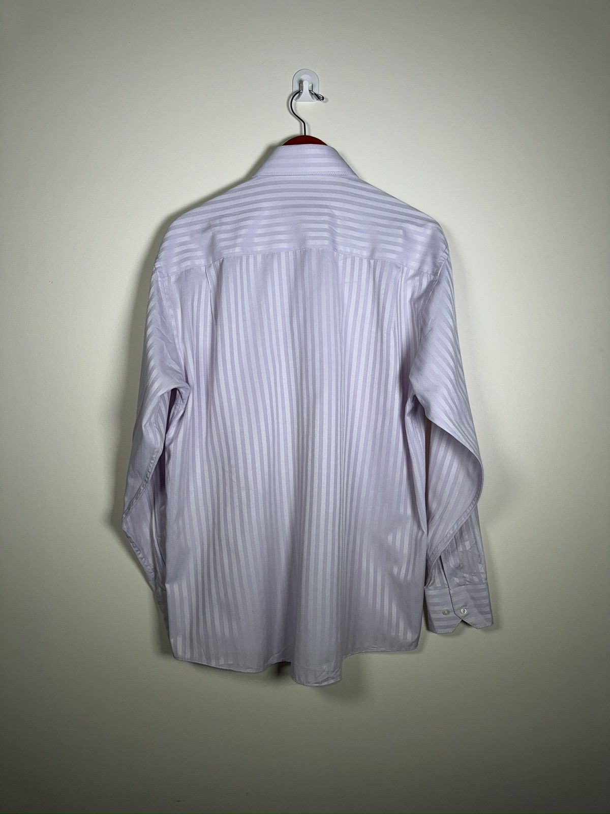 Canali Canali Shirt Pink strips Cotton Made In Italy Mens. Size L Size US L / EU 52-54 / 3 - 2 Thumbnail