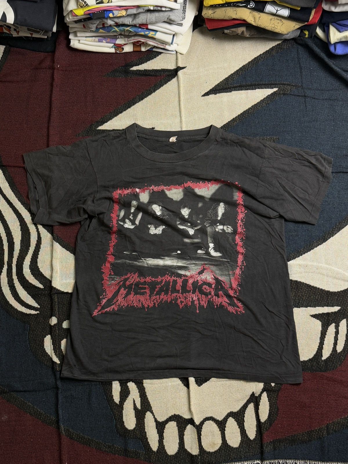 Band Tees × Vintage Vintage Metallica Size US XL / EU 56 / 4 - 1 Thumbnail