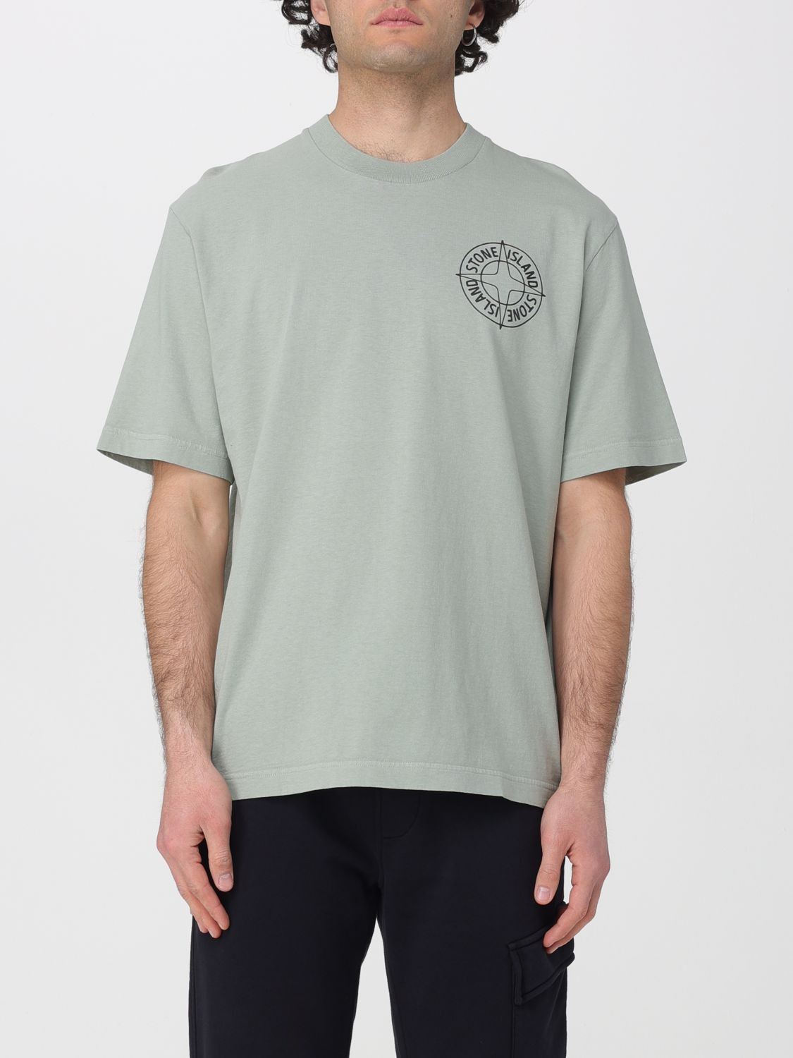 Stone Island Stone Island T-Shirt Men Sage Size US XXL / EU 58 / 5 - 1 Thumbnail