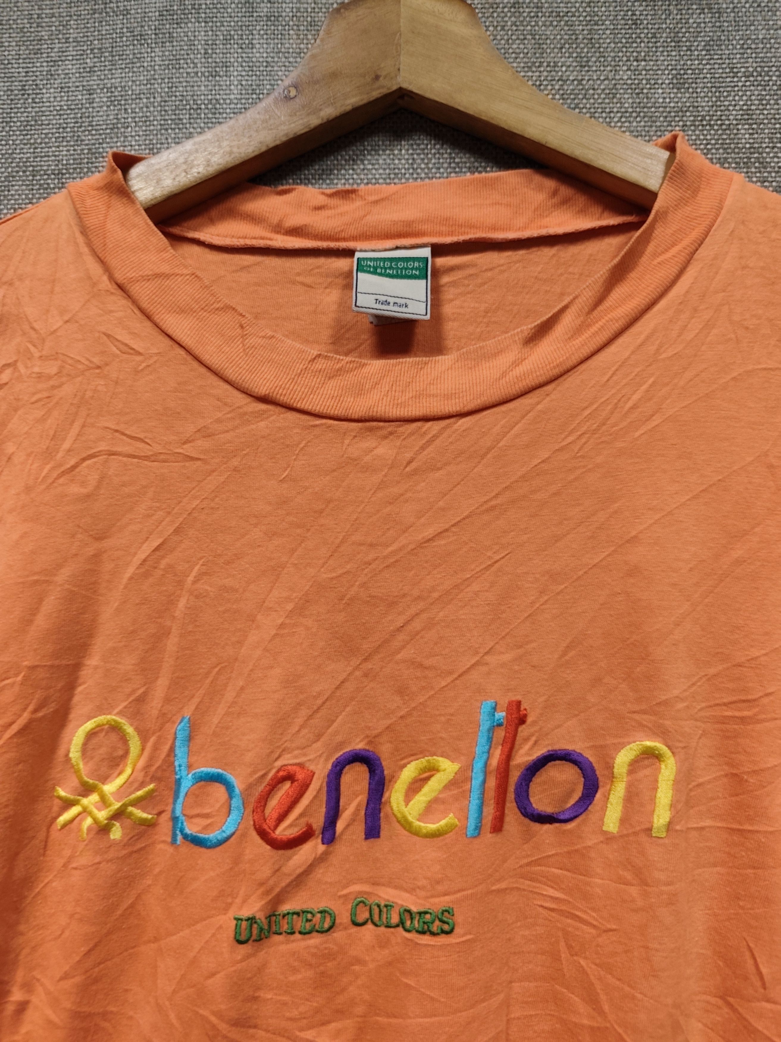 Benetton T shirt Benetton embroidery Size US L / EU 52-54 / 3 - 3 Thumbnail