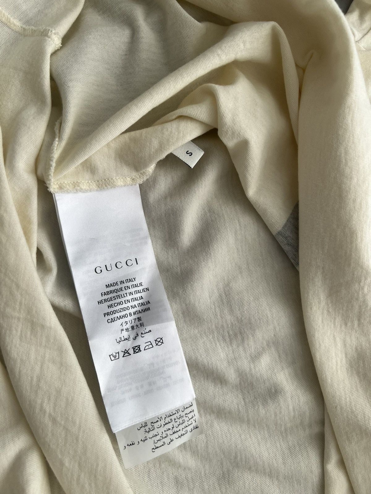 Gucci Authentic Gucci Oversized Cotton T- Shirt Pre-owned Small Size S / US 4 / IT 40 - 5 Thumbnail