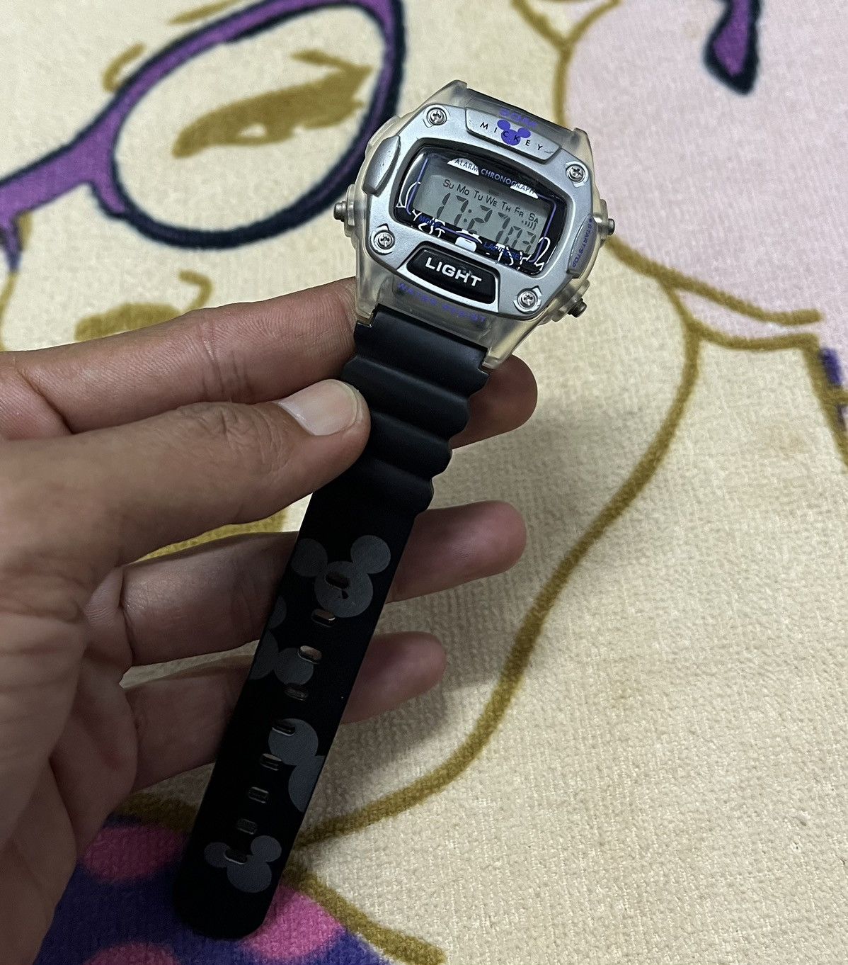 Disney × Mickey Mouse × Vintage Rare💣Vintage MICKEY MOUSE Digital Watch Size ONE SIZE - 4 Thumbnail