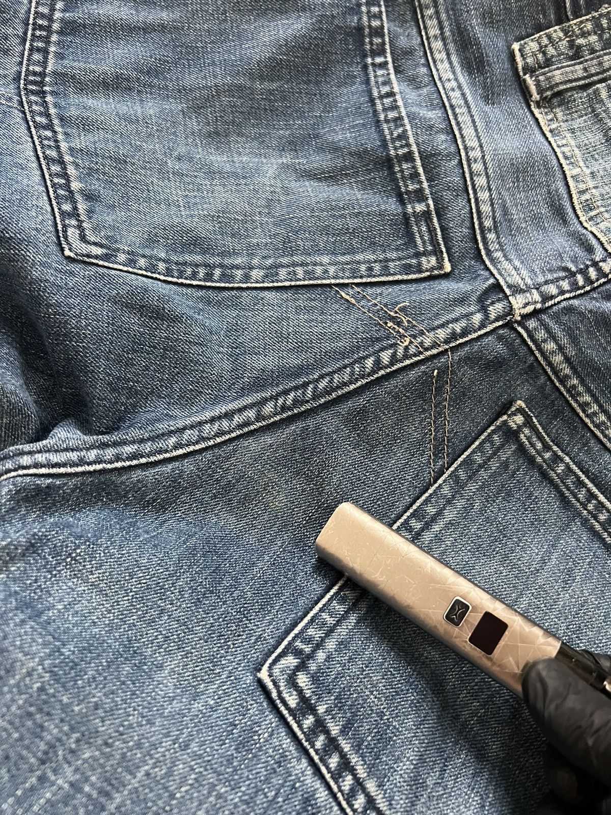 G-Star G Star Raw Vintage Mens Denim Pants Double Knee Patchwork 32 Size US 32 / EU 48 - 18 Thumbnail