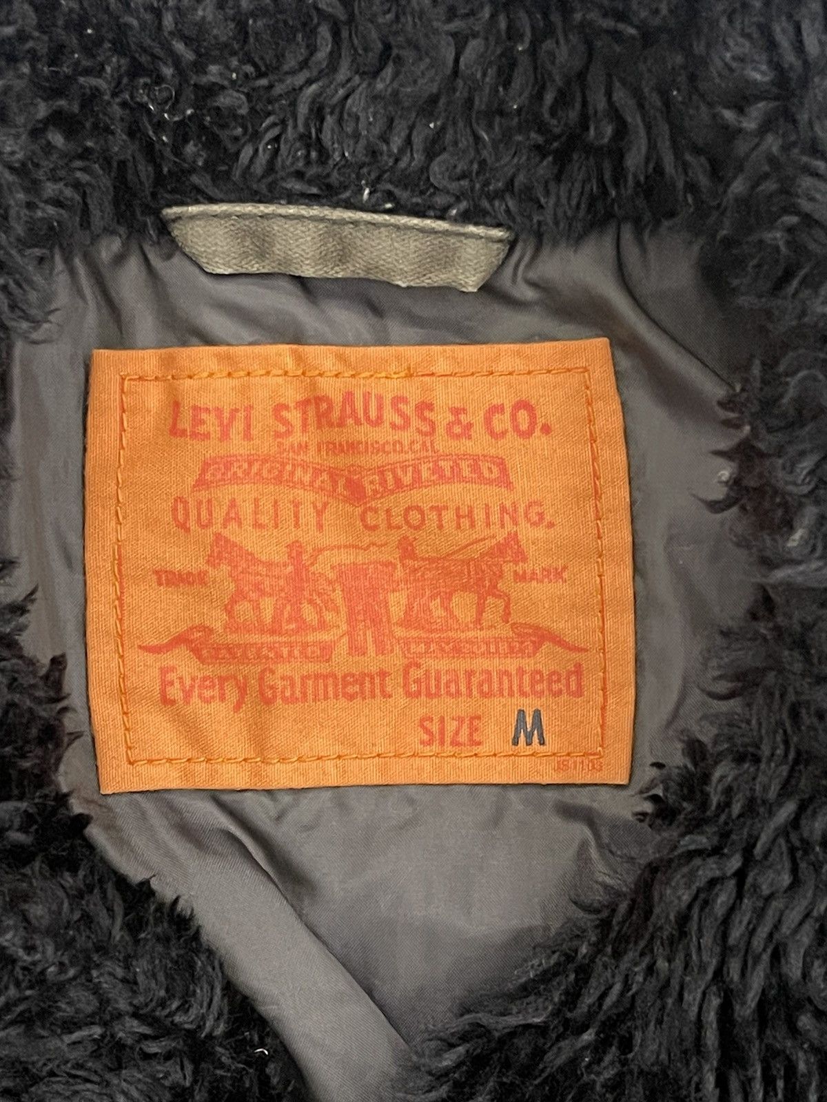 Levi's Levis Quilted Jacket Distressed Size US M / EU 48-50 / 2 - 5 Thumbnail