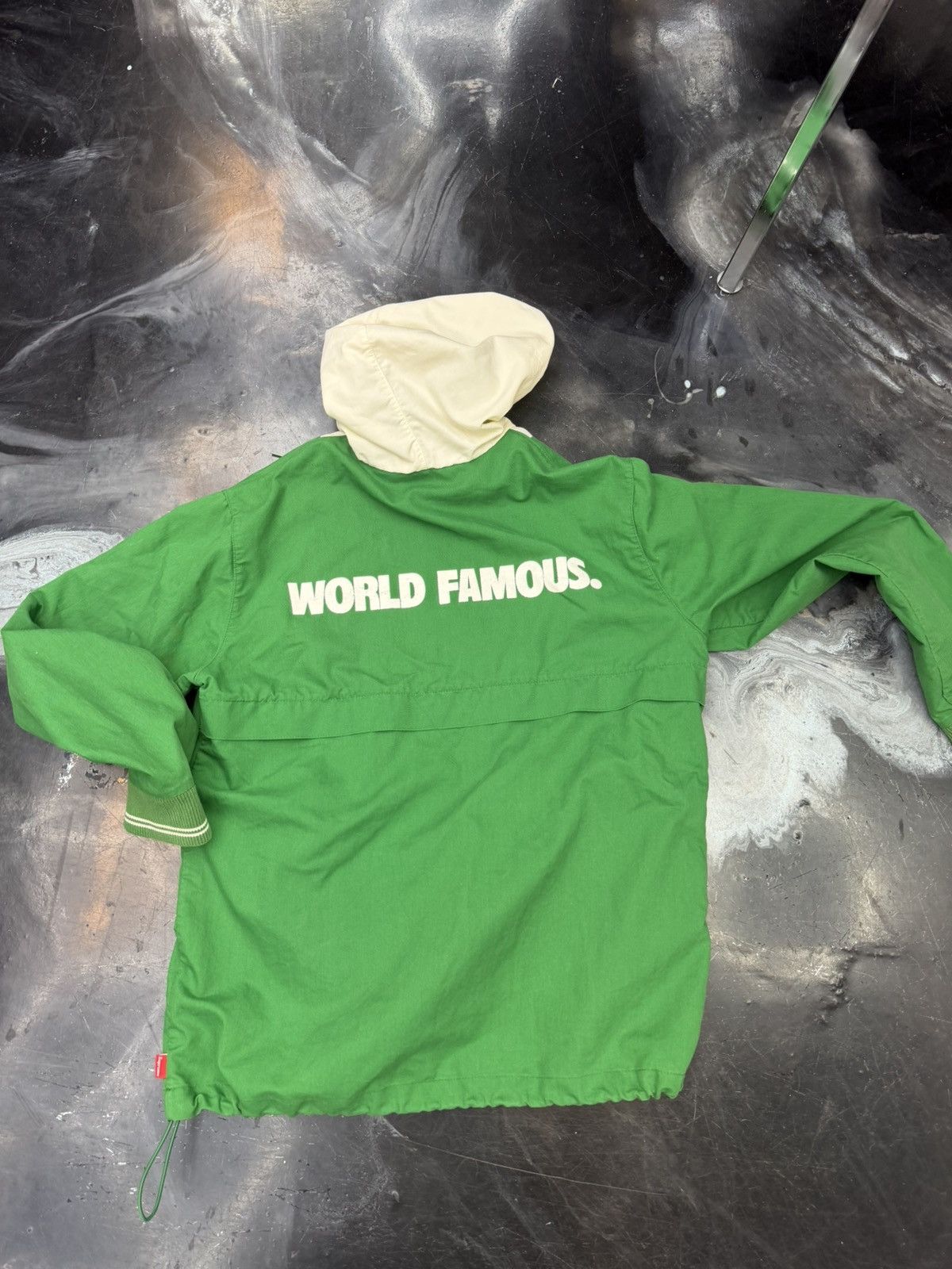 Nike × Supreme Mens Medium Green Nike SB X Supreme World Famous Jacket 2009 Size US M / EU 48-50 / 2 - 3 Thumbnail