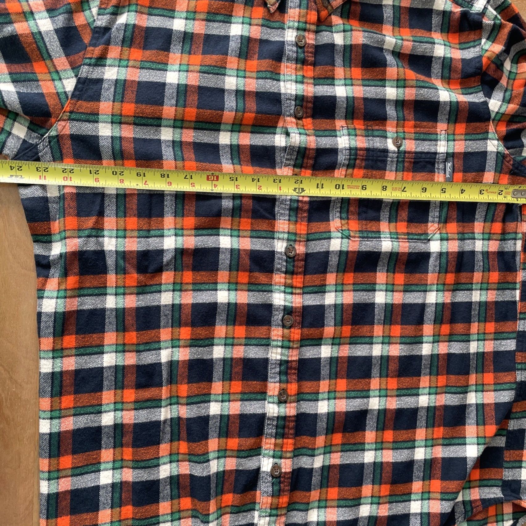 Vintage VINTAGE Woolrich Shirt Mens LT Plaid Button-Down Long Sleeve Work Shirt Size US L / EU 52-54 / 3 - 5 Thumbnail