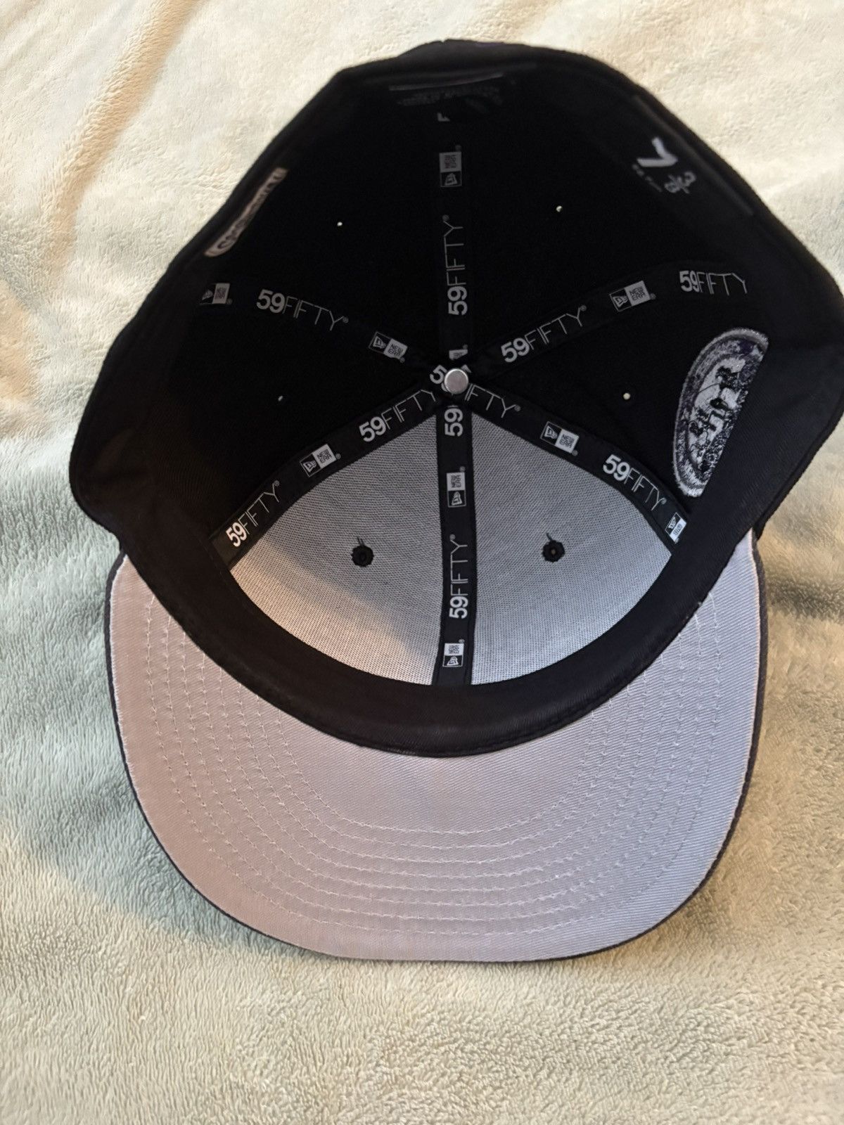 Lids × MyFitteds × New Era Atlanta Braves 7 3/8 Fitted Cap Size ONE SIZE - 3 Thumbnail