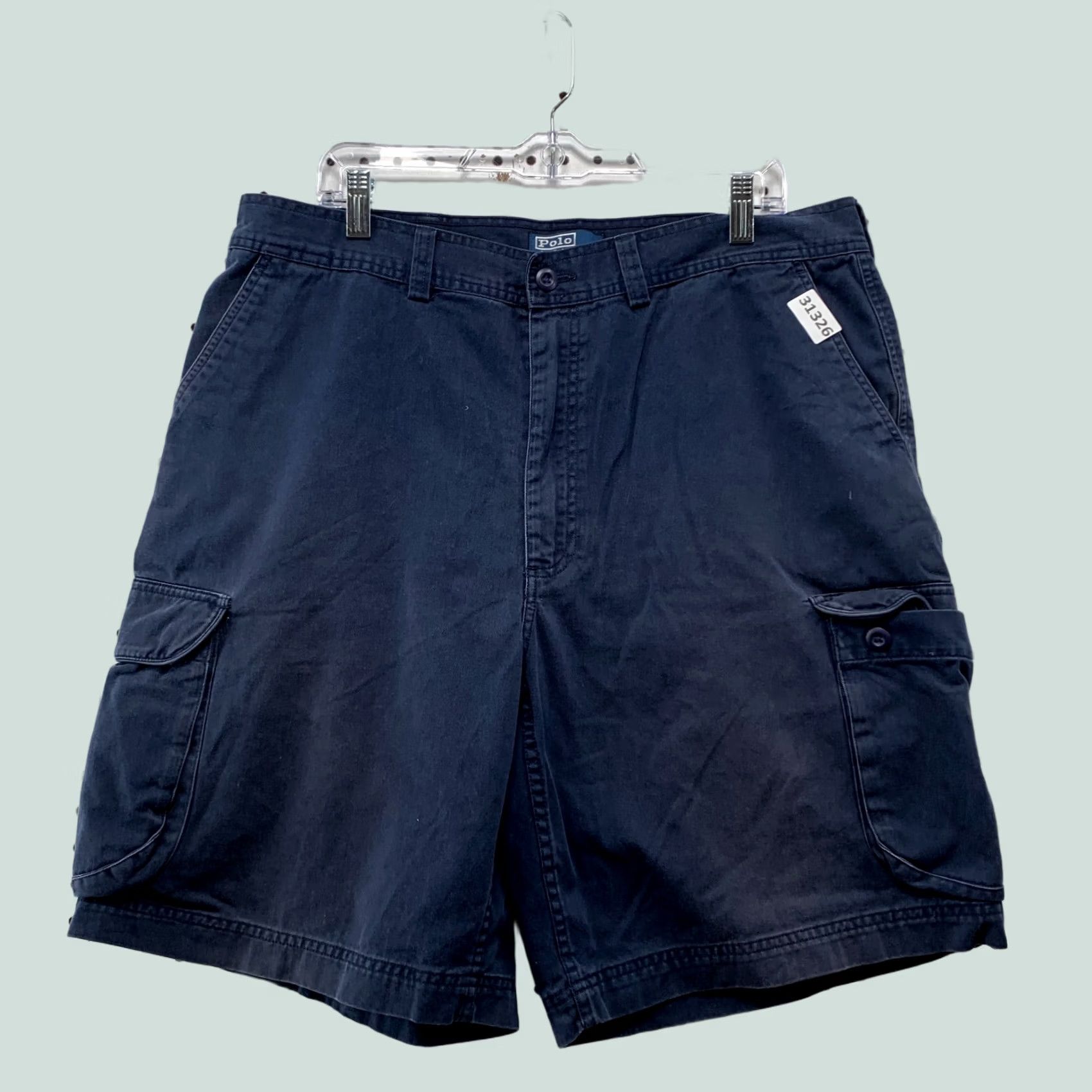 Polo Ralph Lauren Polo Ralph Lauren Cargo Shorts Mens Navy Blue 36x10 Casual Cargo Utility Shorts Mens Size US M / EU 48-50 / 2 - 1 Thumbnail