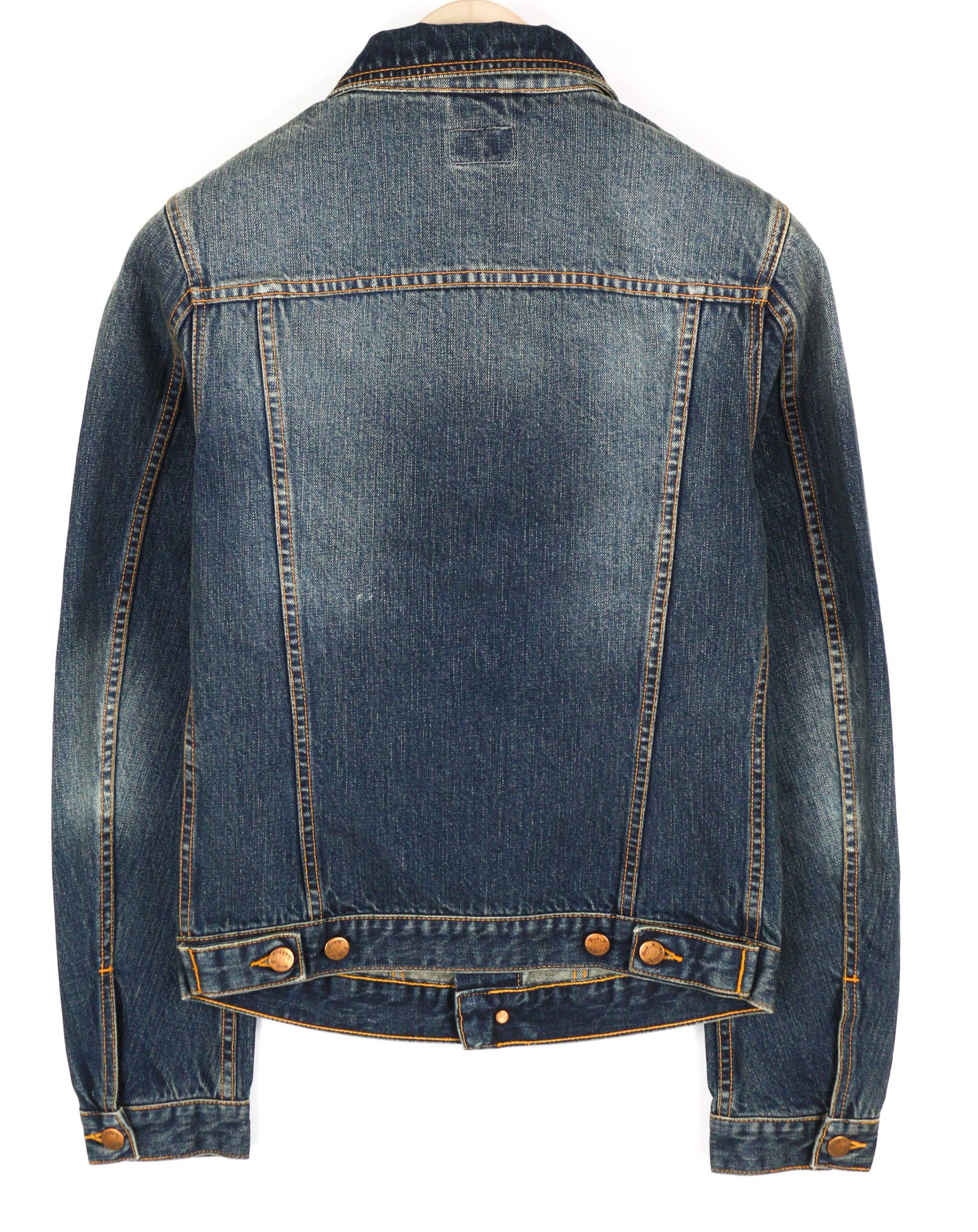 Nudie Jeans BILLY XS Blue Friend Organic Polo Washed Jacket 81941 Size US XS / EU 42 / 0 - 2 Thumbnail