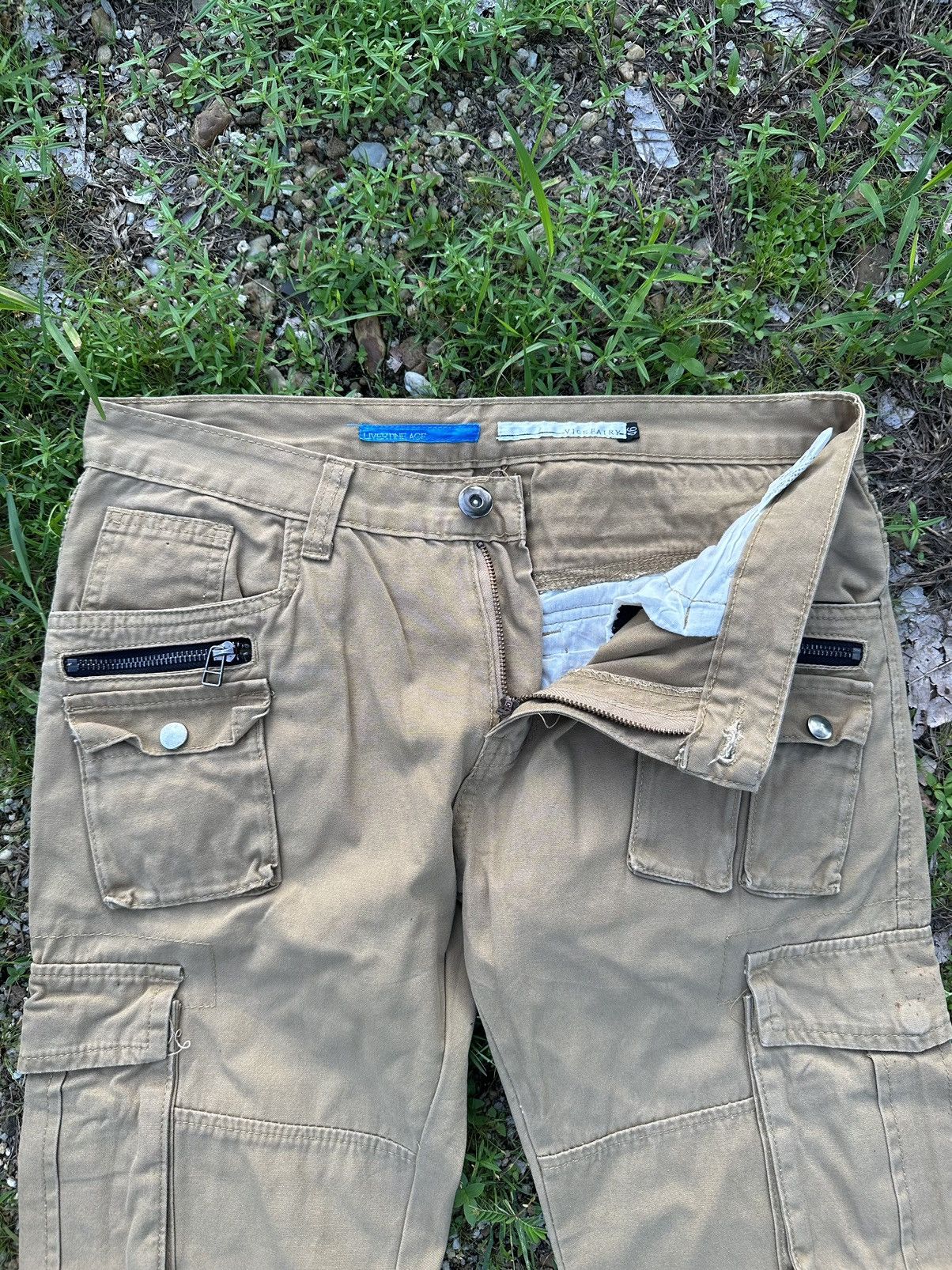 Tripp NYC CRAZY VICE FAIRY MULTIPOCKET FLARE/BOOTCUT ZIPPER LEGS PANTS Size US 32 / EU 48 - 7 Thumbnail