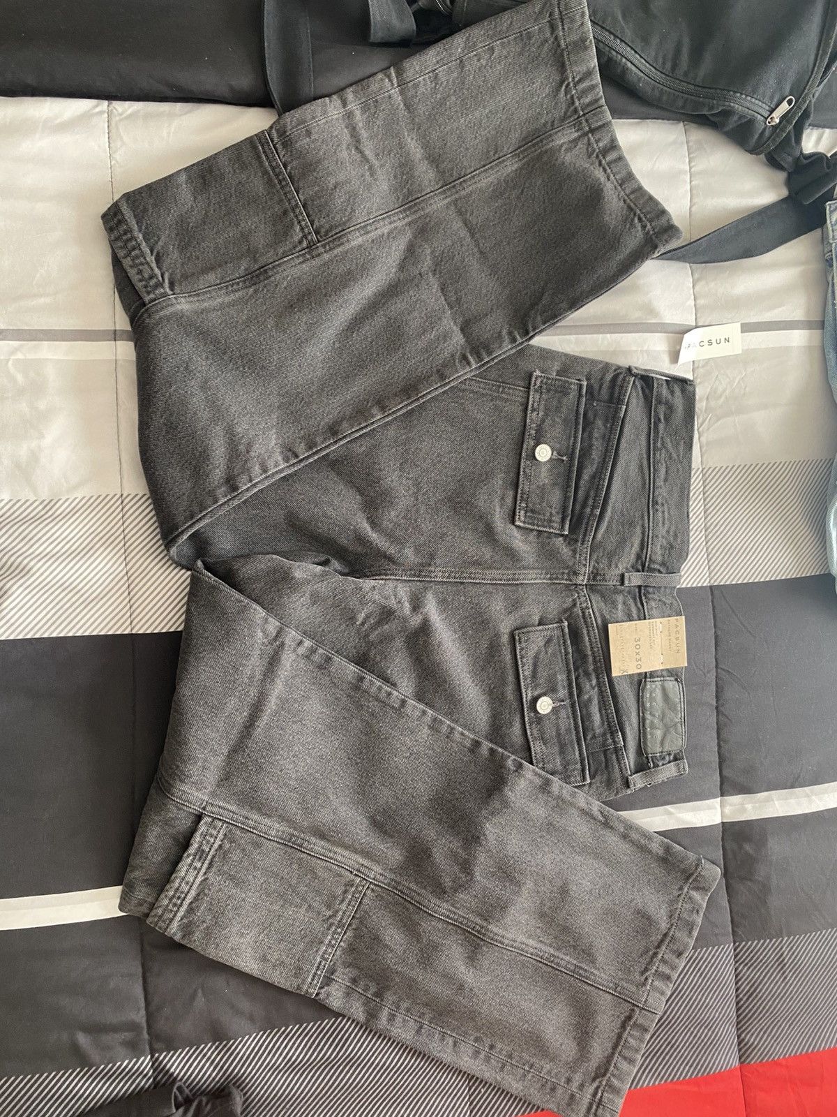 Pacsun PacSun Black Baggy Jeans Size US 30 / EU 46 - 4 Thumbnail