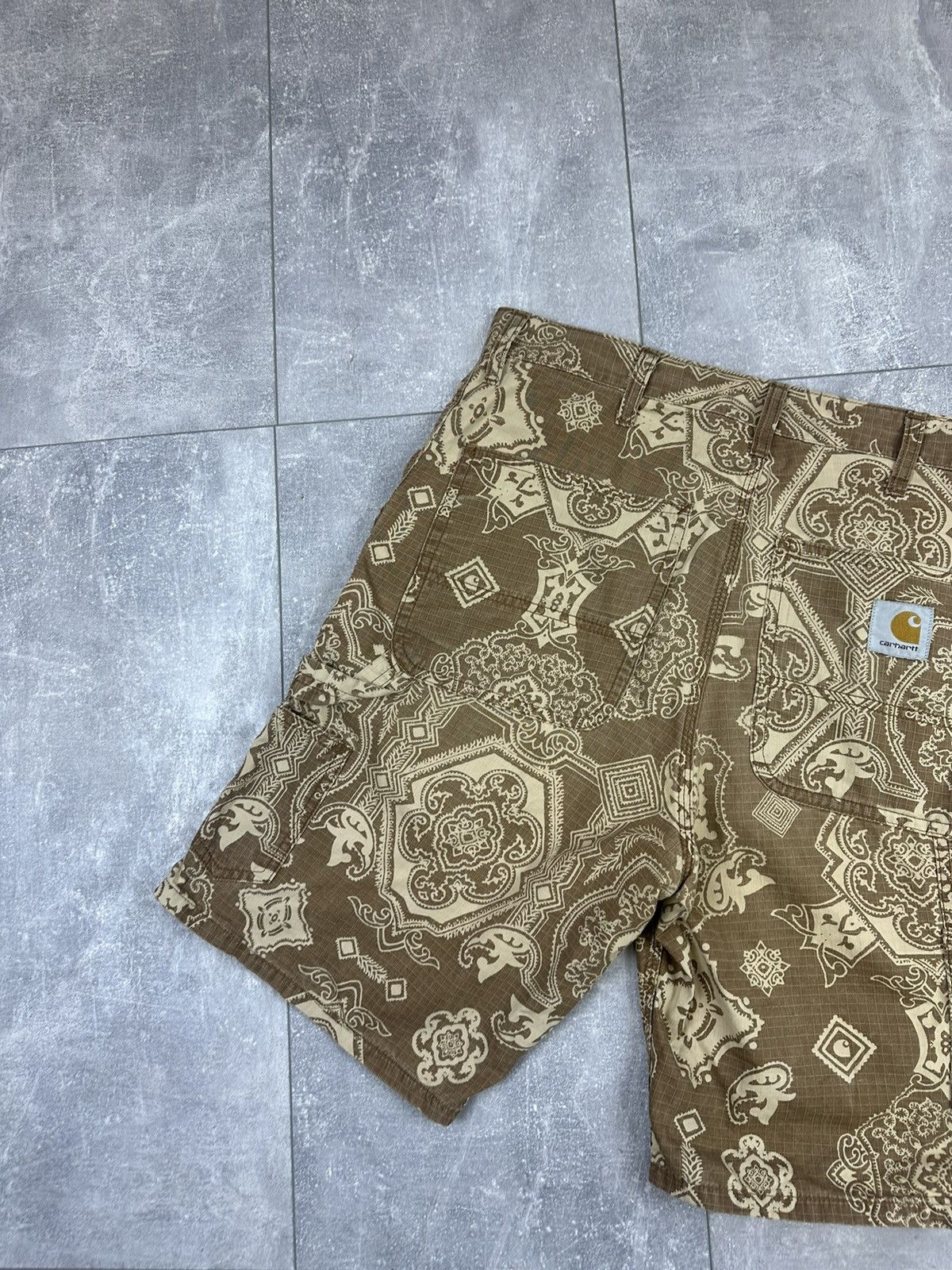 Carhartt Carhartt Single Knee Canwas Shorts Parch Logo Size US 31 - 5 Thumbnail