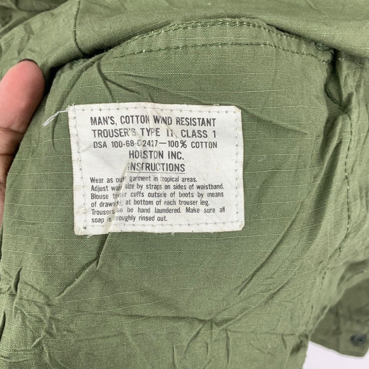 Vintage Vintage HOUSTON INC M-65 Military Field Jacket Parka Vietnam Size US L / EU 52-54 / 3 - 8 Thumbnail
