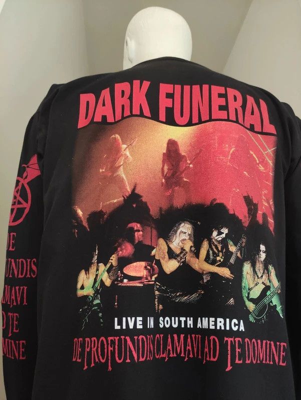 Band Tees Dark Funeral T Shirt Vintage 2003 Tour Black Metal Rare Size US XL / EU 56 / 4 - 9 Thumbnail