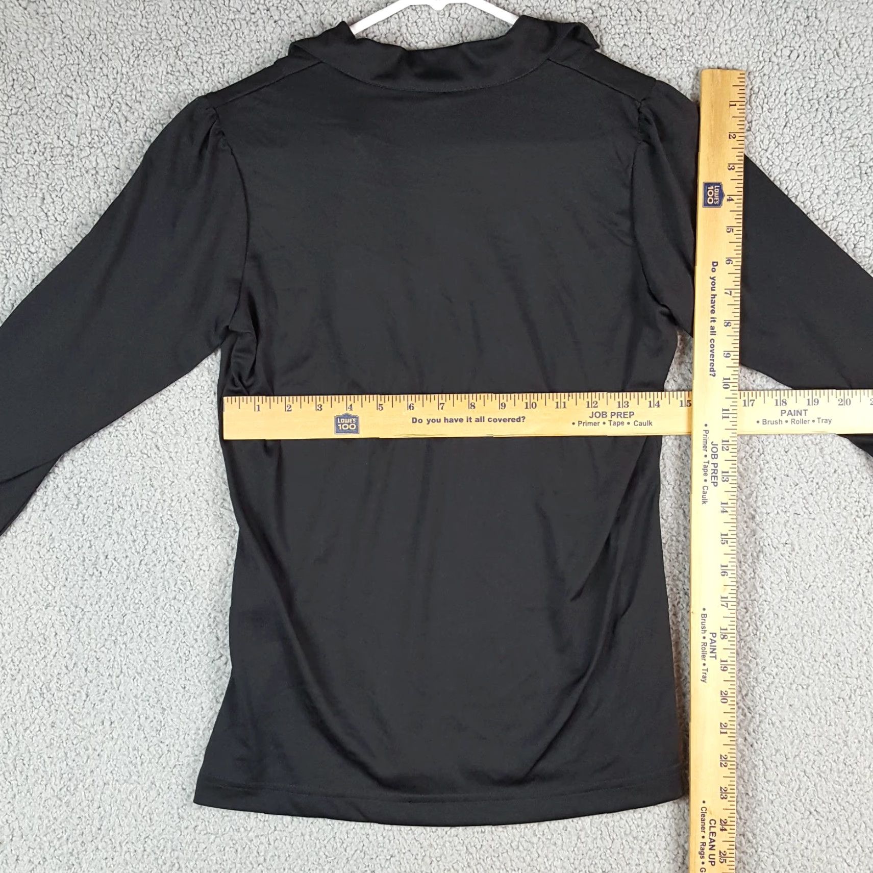 Izod VINTAGE IZOD Golf Blouse Shirt Womens Small Black Moisture Wicking Breathable Stretch Crew Neck Short Sleeve Top Size S / US 4 / IT 40 - 4 Thumbnail