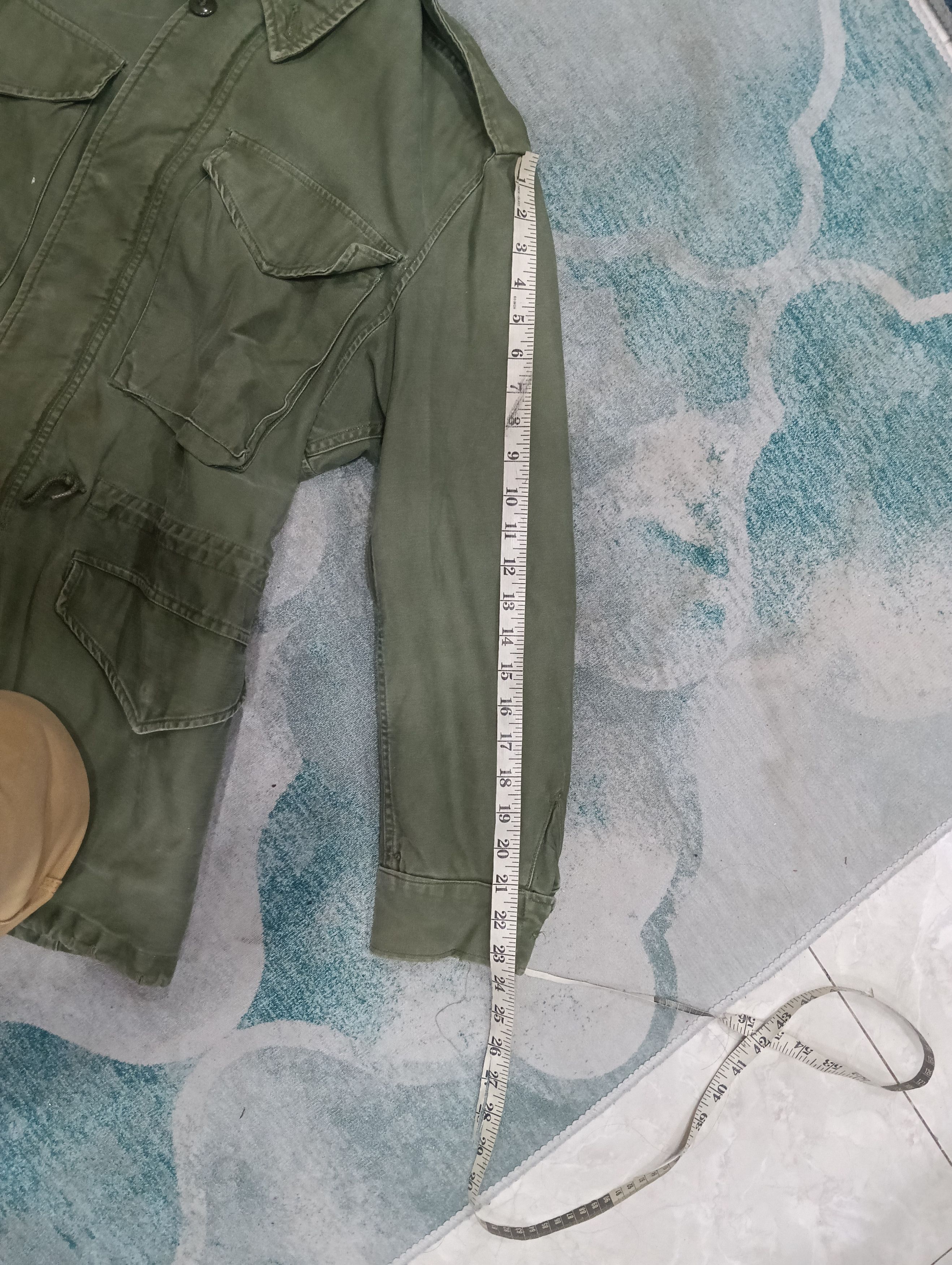 Vintage True Vintage M51 Field Jacket Sateen Olive Green Size US XL / EU 56 / 4 - 17 Thumbnail