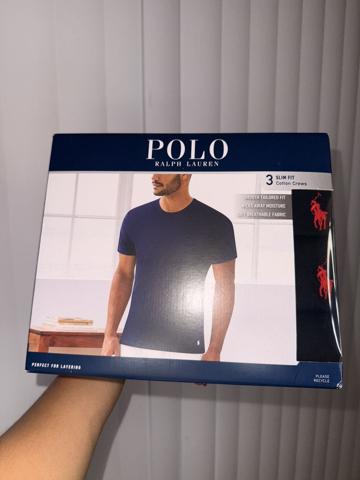 Polo Ralph Lauren Polo Ralph Lauren Slim Fit Cotton Crew T-Shirt 3-Pack Size US L / EU 52-54 / 3 - 1 Thumbnail