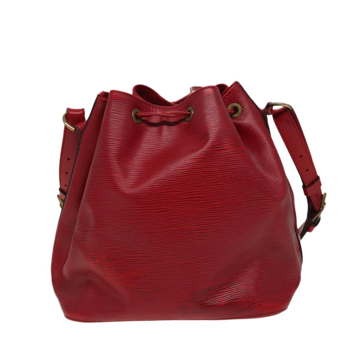Louis Vuitton LOUIS VUITTON Epi Petit Noe Shoulder Bag Red M44107 Size ONE SIZE - 3 Thumbnail