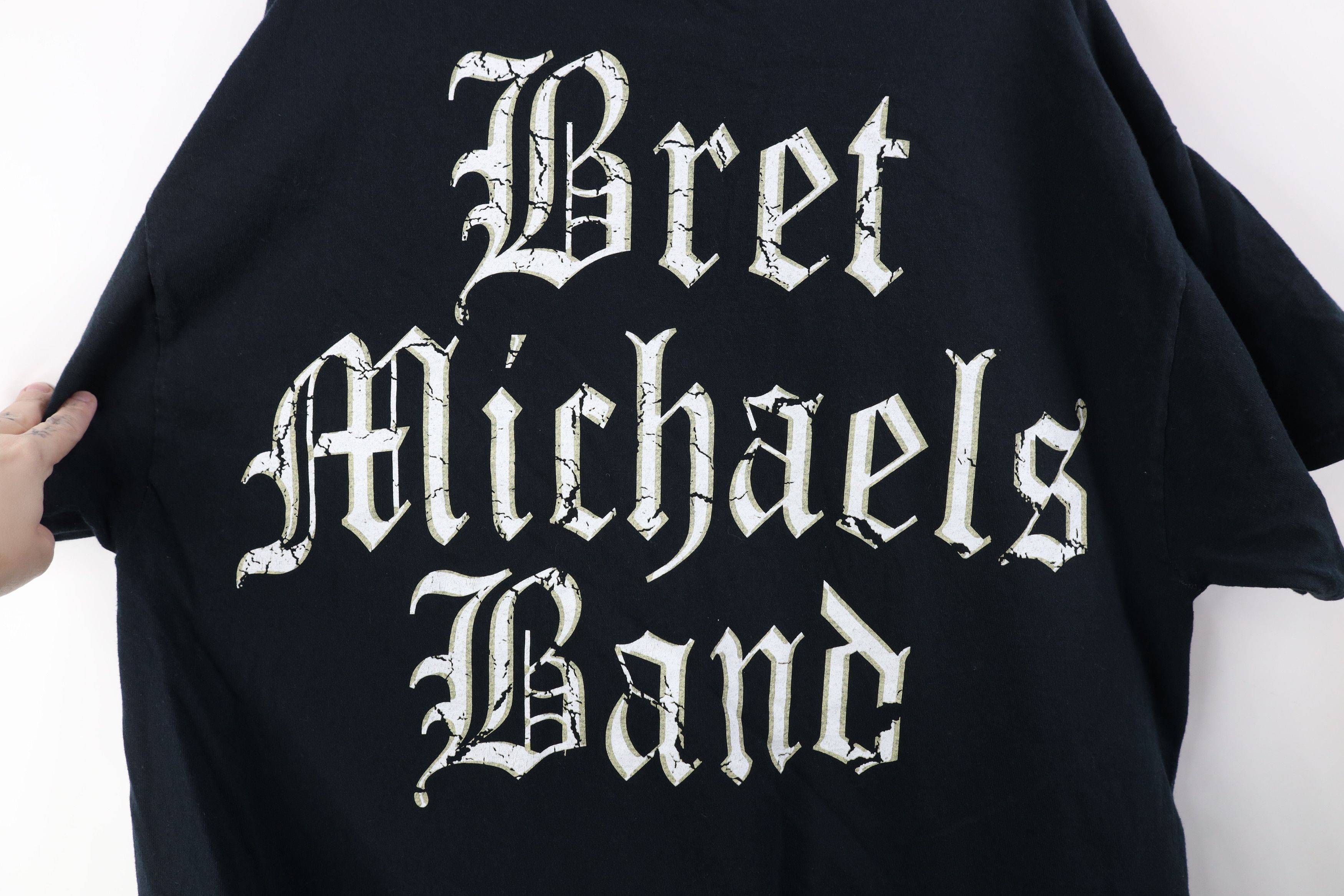 Vintage Vintage Y2K Bret Michaels Band Short Sleeve T-Shirt Skull Size US XL / EU 56 / 4 - 11 Thumbnail