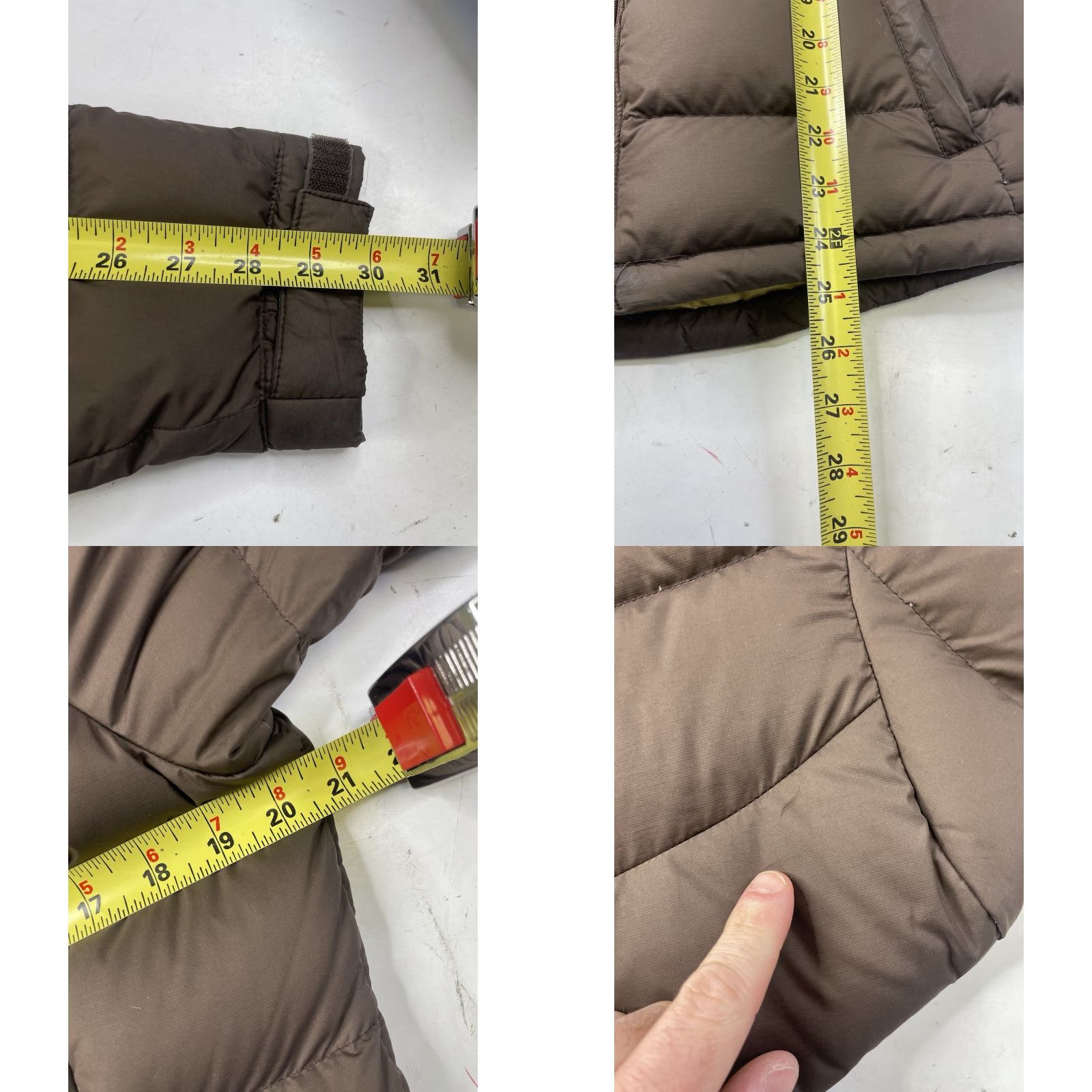 VINTAGE The North Face Jacket Puffer 700 Brown Women’s M Down Zip Full Zip Hooded Regular Long Sleeve Casual Winter Spring City Outdoor