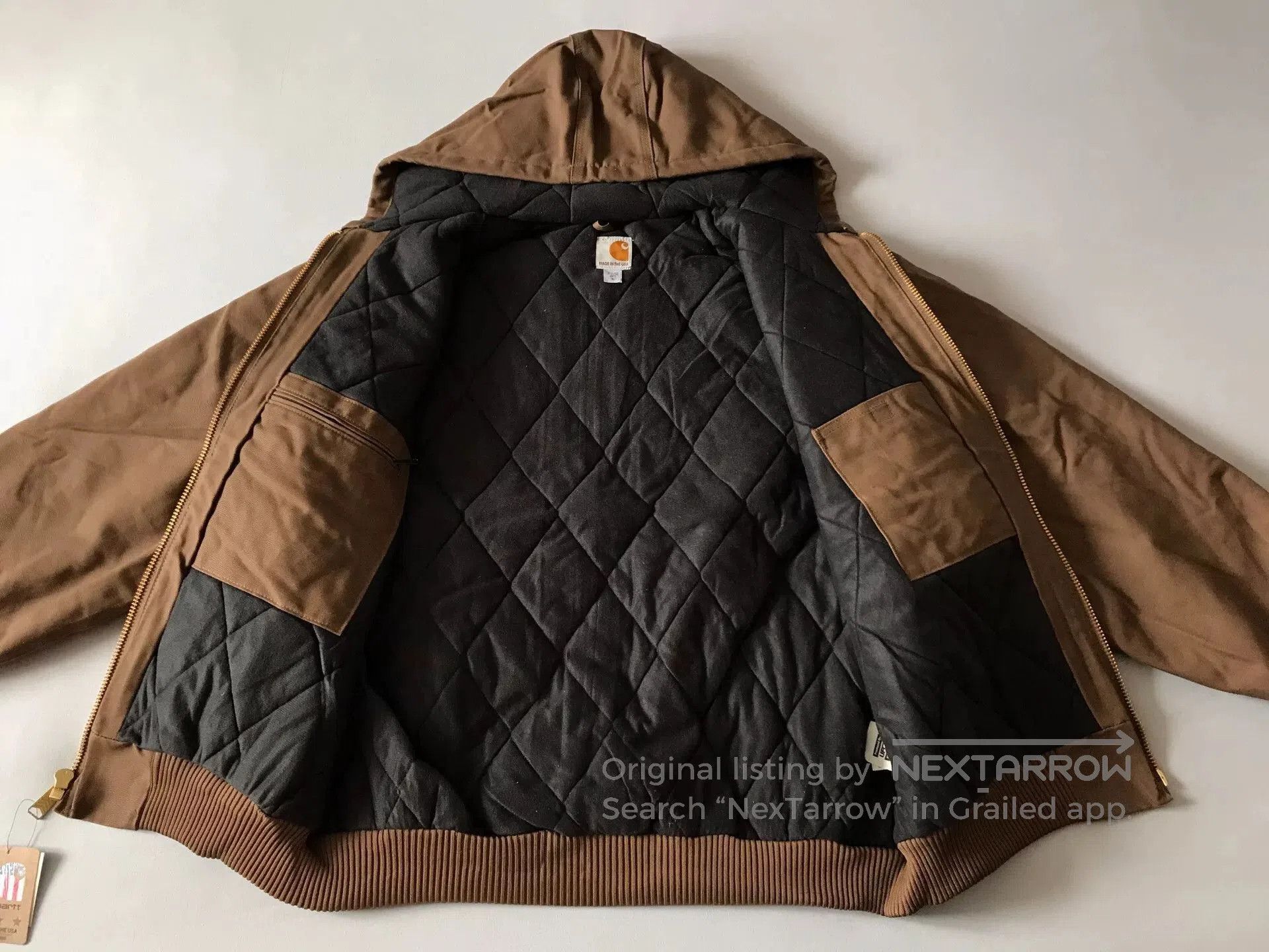 Carhartt Carhartt J140 Hooded Canvas Jacket. Size US XL / EU 56 / 4 - 3 Thumbnail