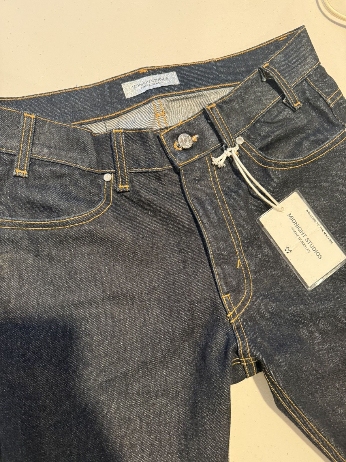 Midnight Studios hollywood 5 pocket dark blue denim jeans | midnight studios Size US 32 / EU 48 - 3 Thumbnail