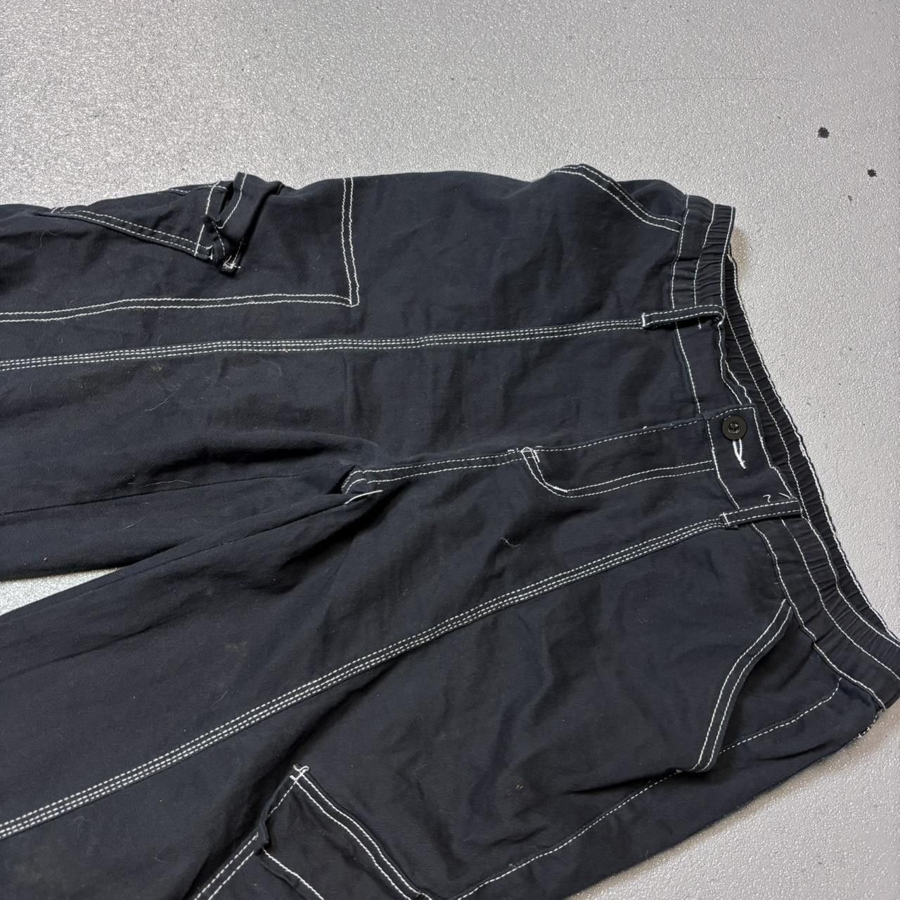 Japanese Brand × Vintage Vintage y2k 90s opium stitched cargo pants Size US 34 / EU 50 - 4 Thumbnail