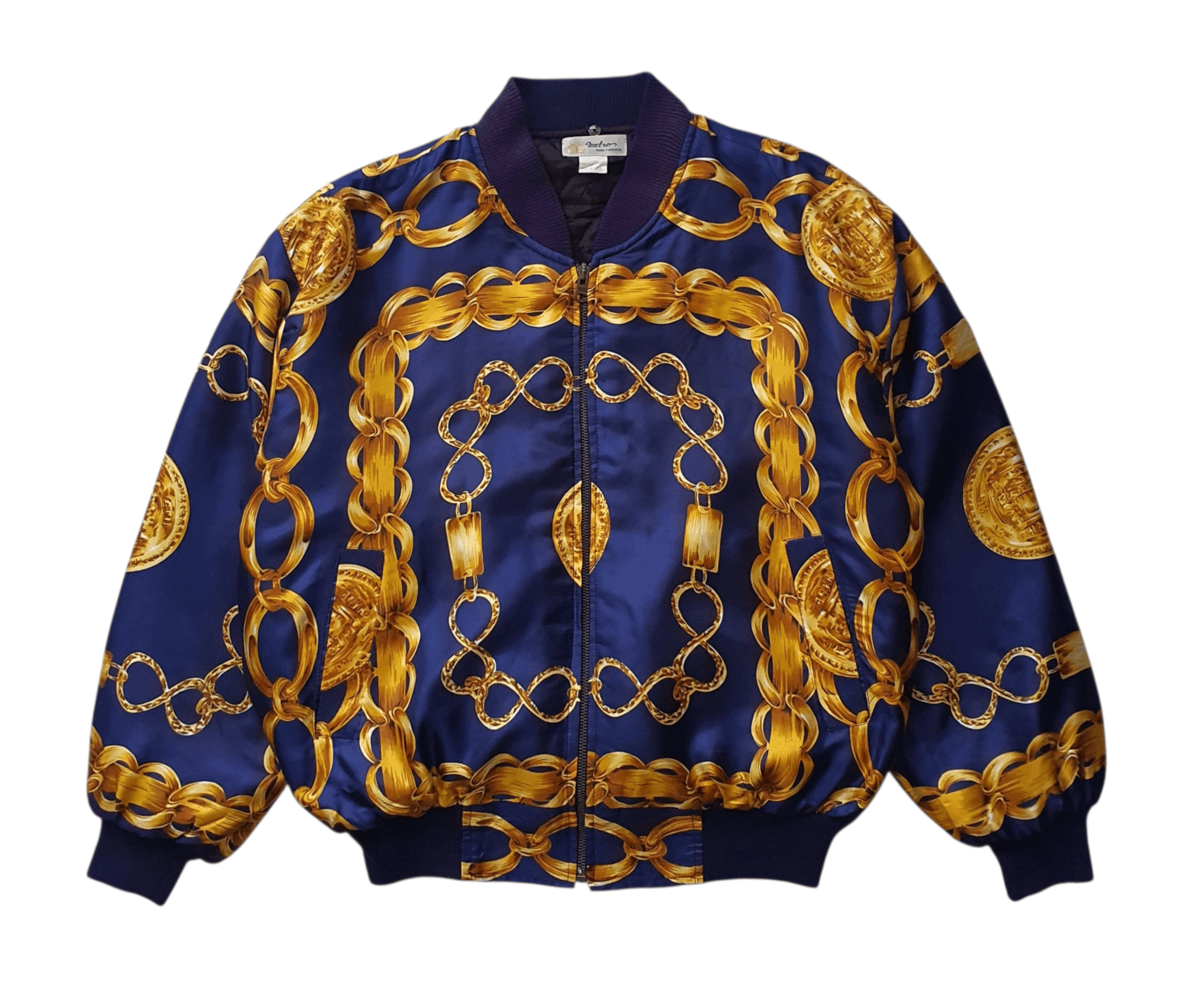 Vintage Vintage Gold Chain Art Royalty Baroque jacket size M to L Size US M / EU 48-50 / 2 - 1 Thumbnail