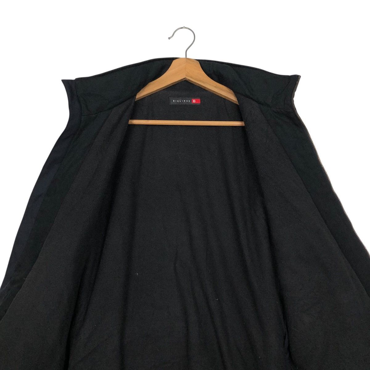 Japanese Brand Black Zip Up Jacket Stand Collar Pocket Casual Coat Biglidue Size US M / EU 48-50 / 2 - 16 Thumbnail