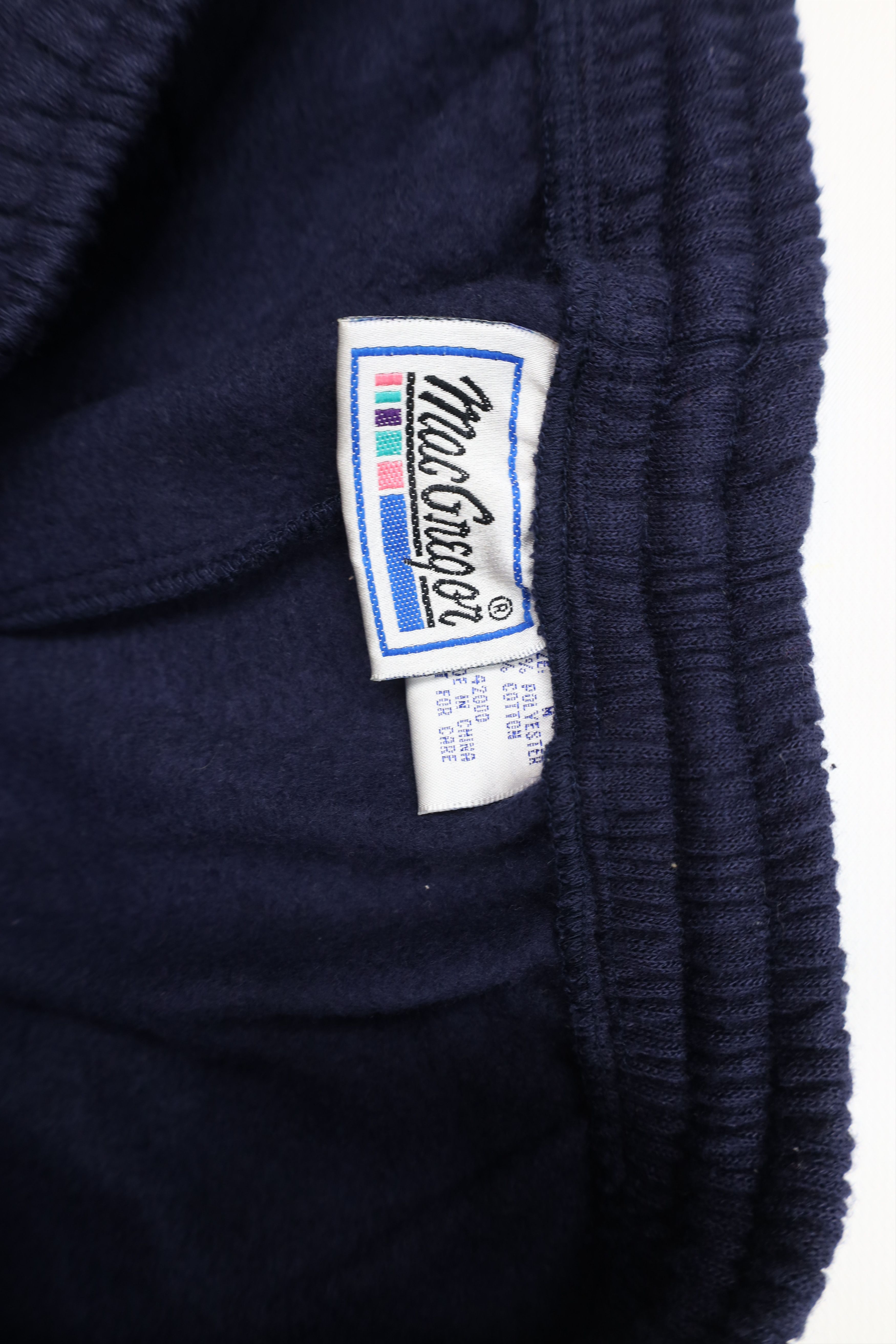 Vintage Vintage 90s Streetwear Blank Cuffed Sweatpants Joggers Blue Size US 34 / EU 50 - 7 Thumbnail