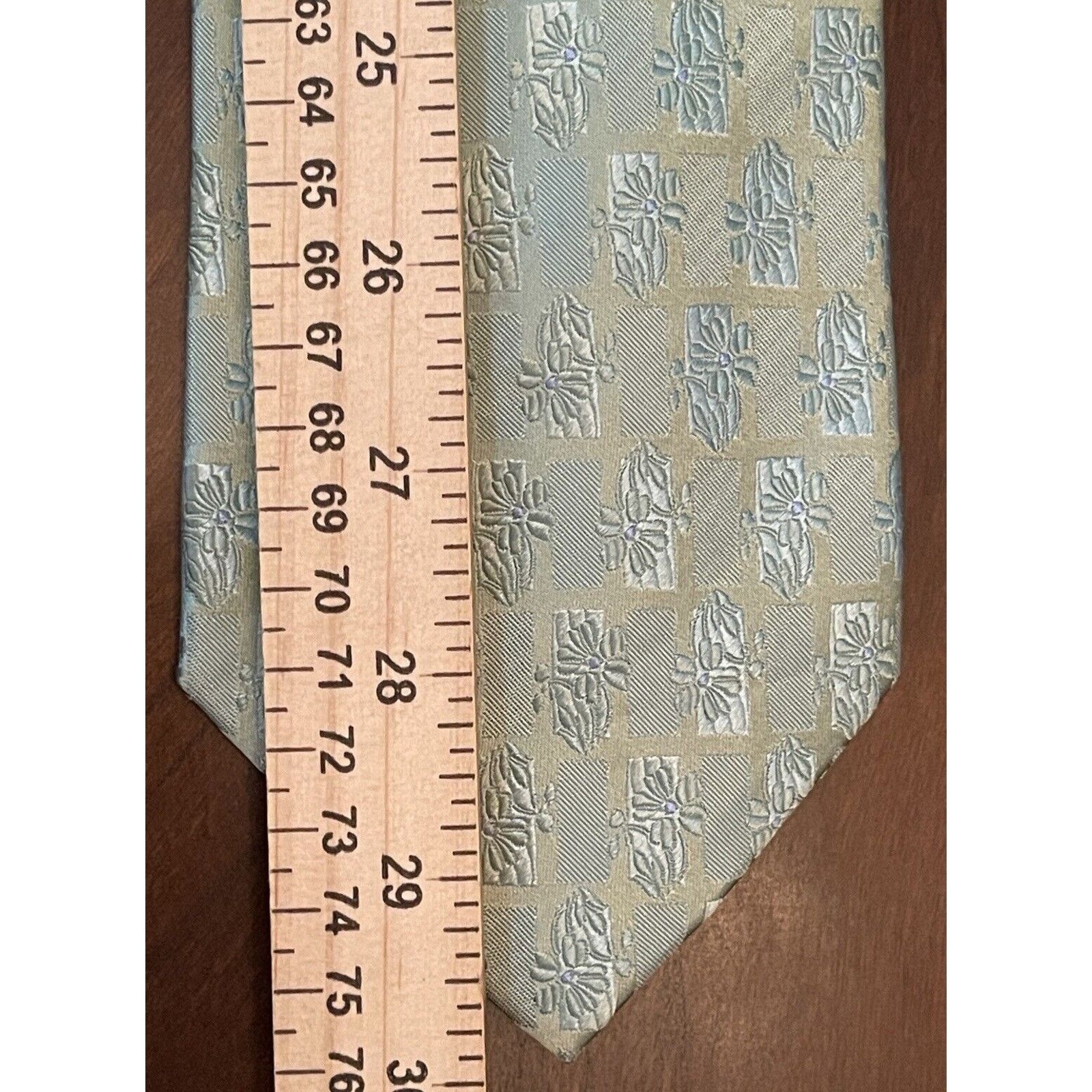 Club Room Club Room Green 100% Silk Men’s Neck Tie Made In China Size ONE SIZE - 5 Thumbnail