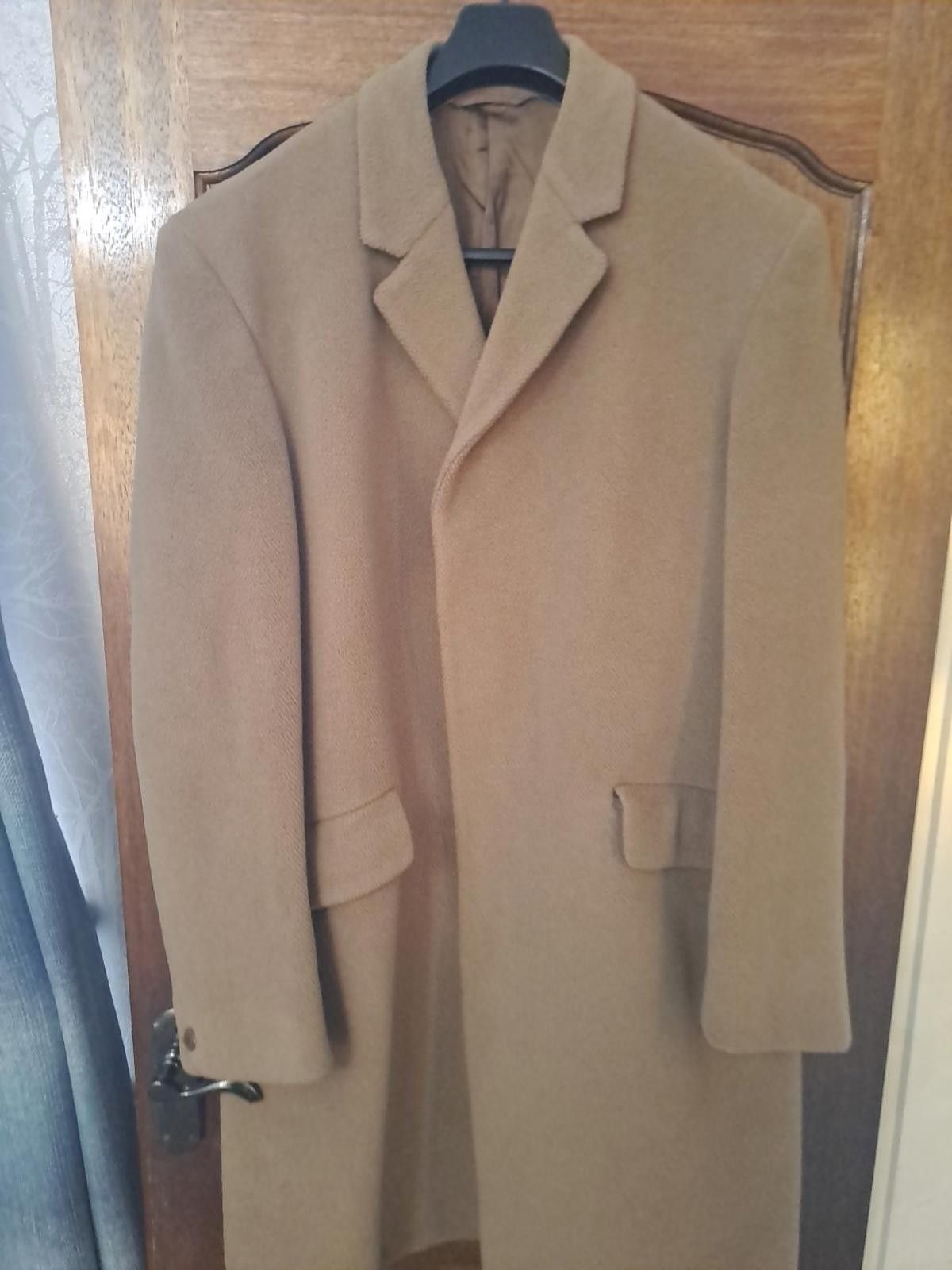 Crombie Vintage 1960s Crombie Burtons Camel Overcoat Size 42 Wool Size US L / EU 52-54 / 3 - 2 Thumbnail