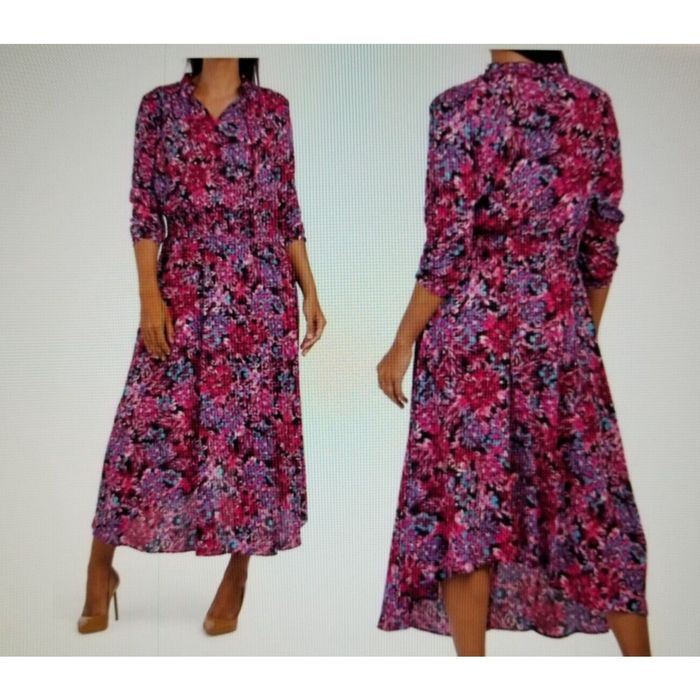 nanette lepore tie neck sweater dress