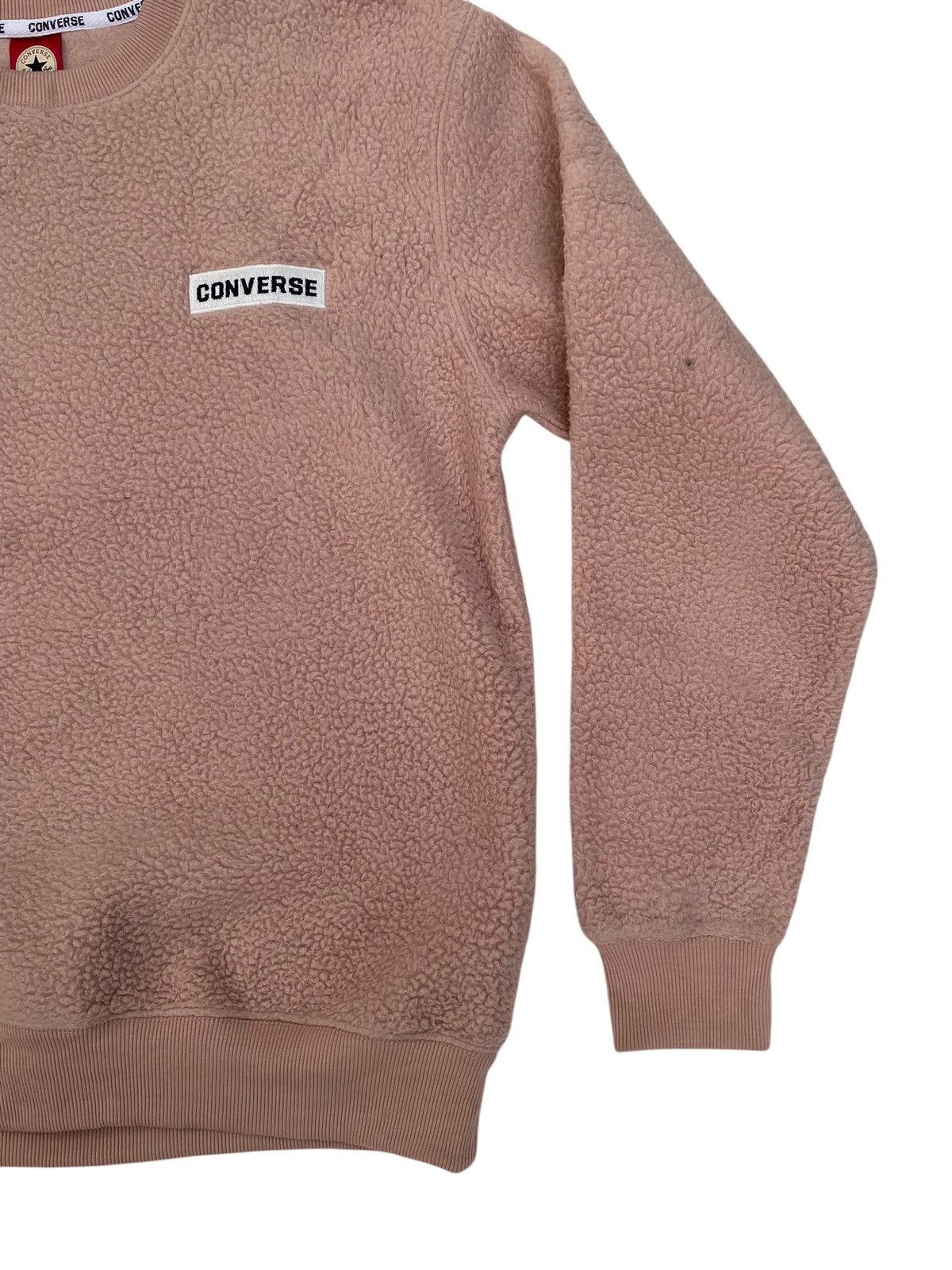 Converse × Vintage Vtg Converse Fleece Jacket Size US M / EU 48-50 / 2 - 5 Thumbnail
