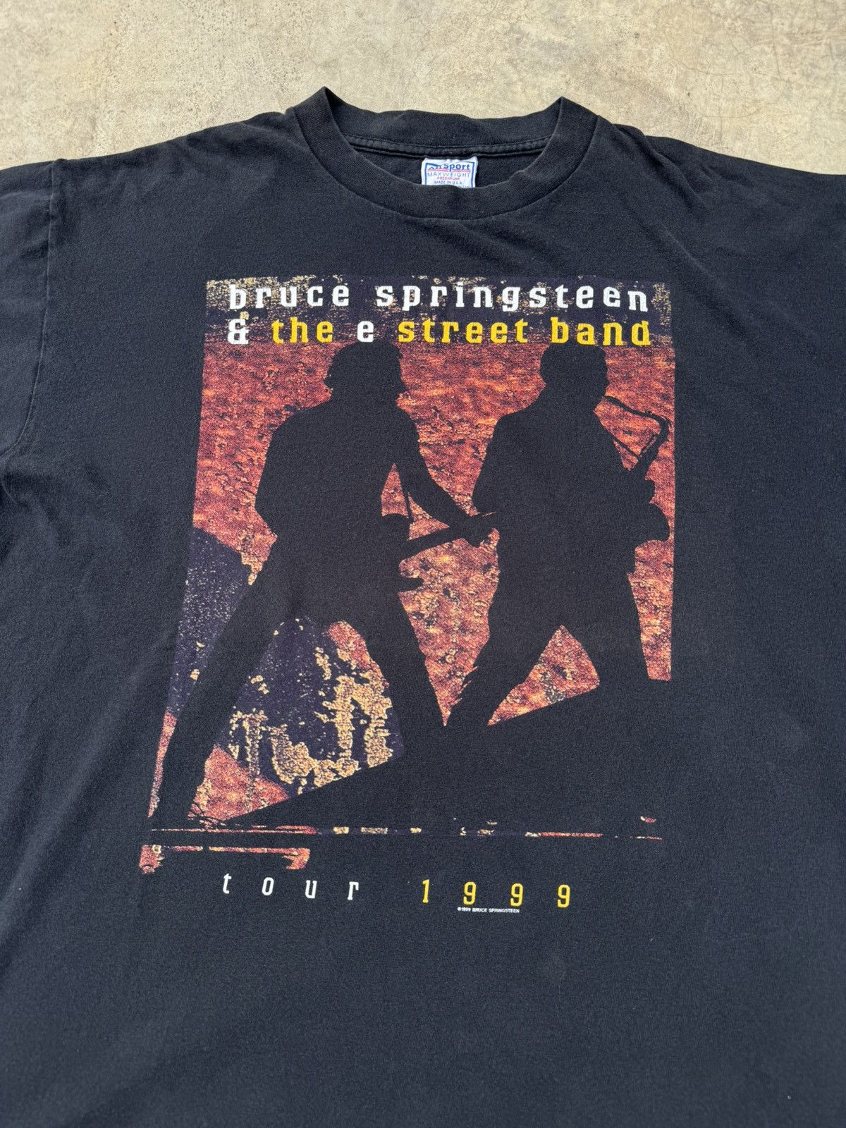 Band Tees Vintage 90's Bruce Springsteen the street band Tshirt Size US XL / EU 56 / 4 - 2 Thumbnail
