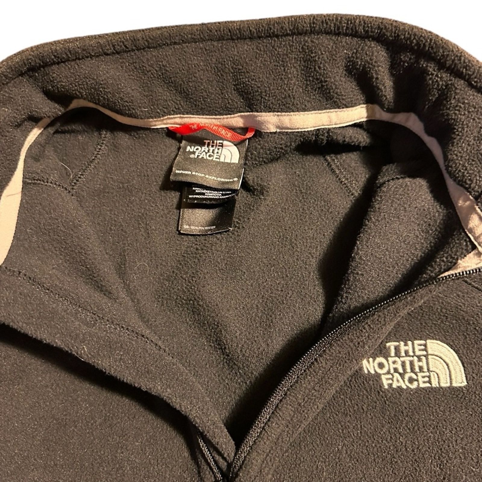 The North Face The North Face 1/4 Zip Fleece Pullover - Size M - Black Size M / US 6-8 / IT 42-44 - 3 Thumbnail