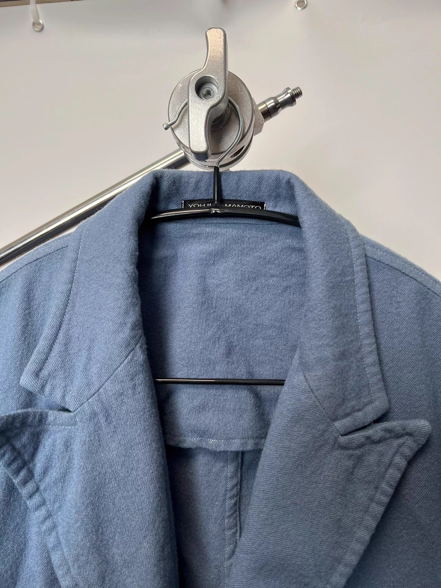 Yohji Yamamoto Yohji Yamamoto YS for Man 03aw muted blue wool blazer Size US L / EU 52-54 / 3 - 3 Thumbnail