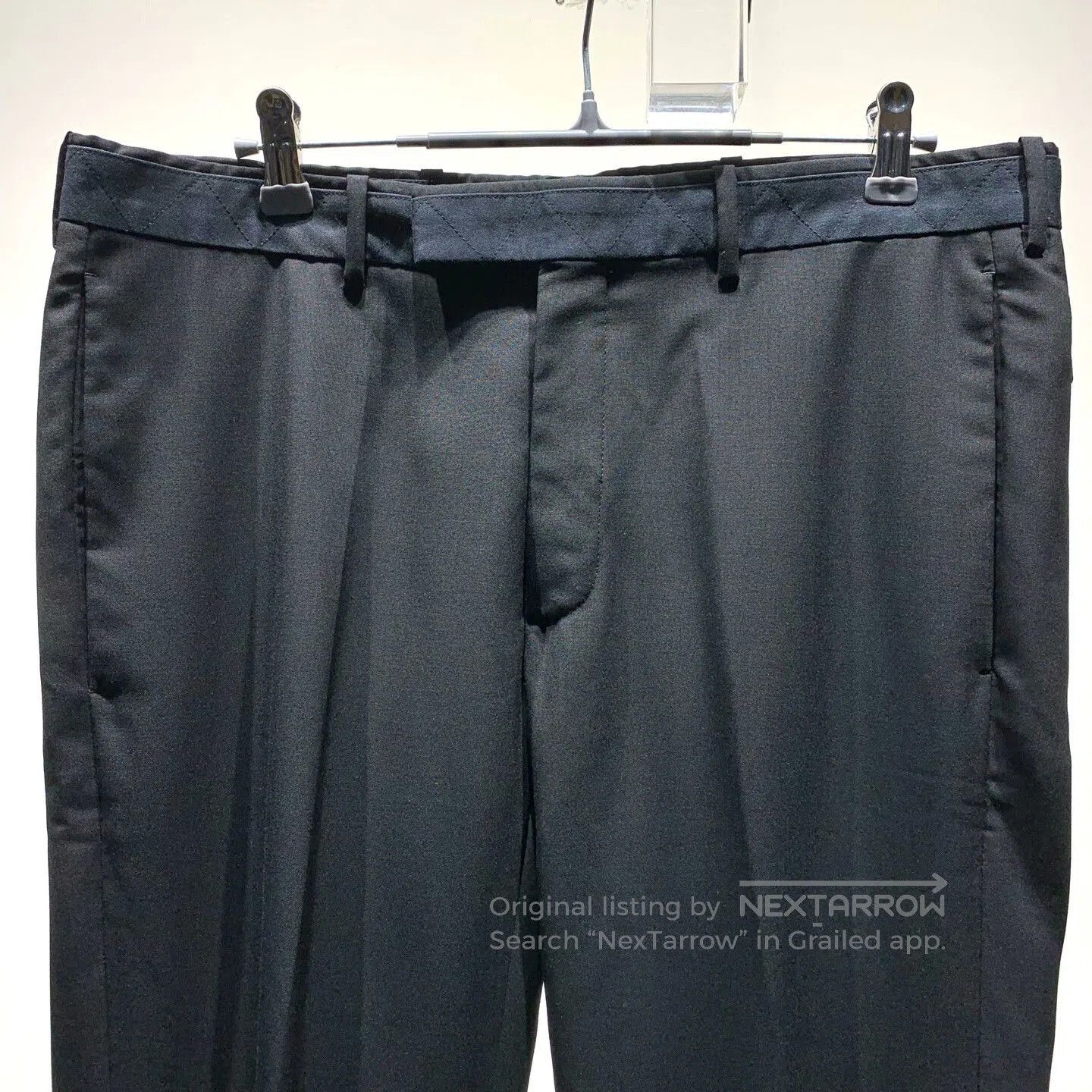 Dior Dior Solid Straight Slim Suit Pants. Size US 36 / EU 52 - 3 Thumbnail