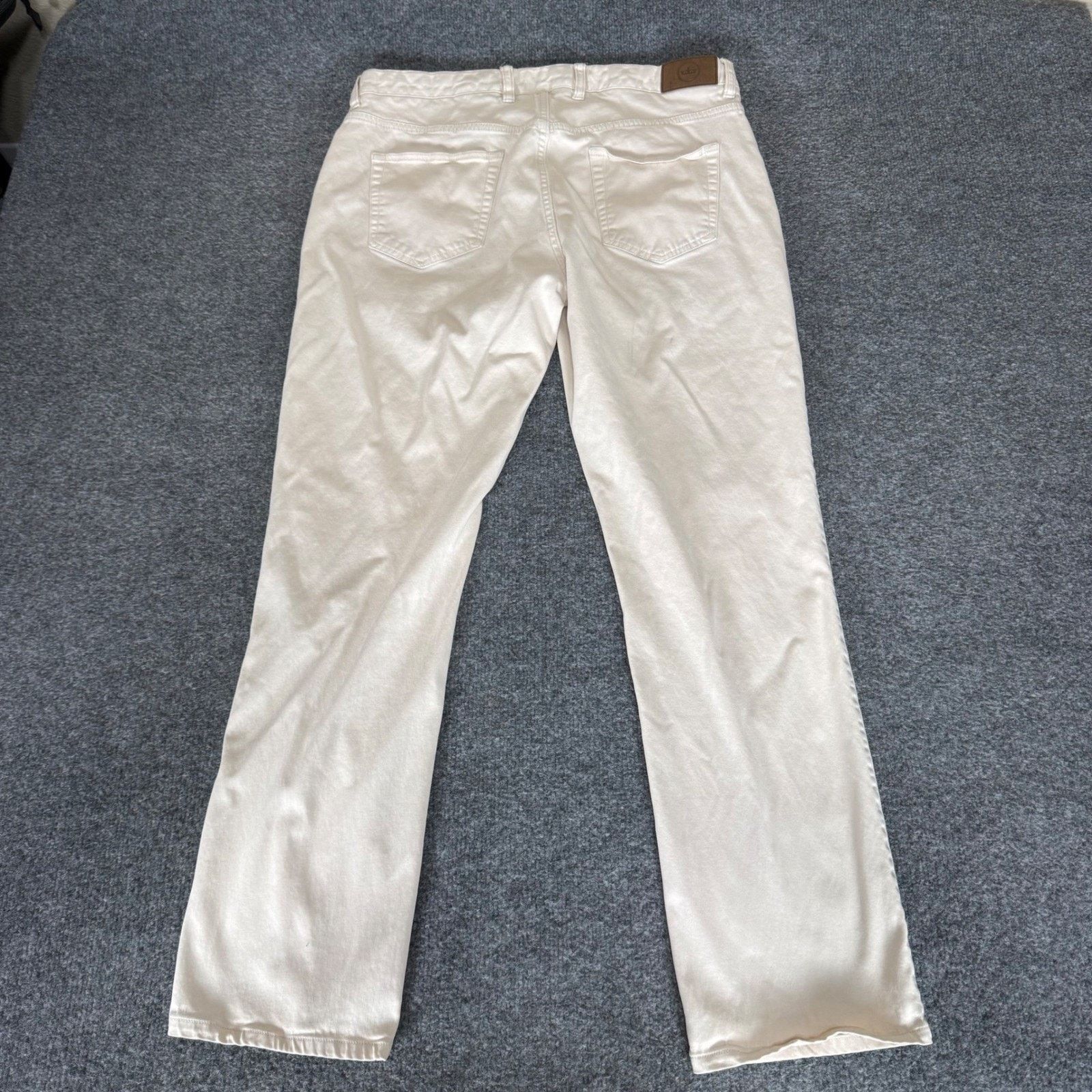 Peter Millar Peter Millar Ultimate Sateen 5-Pocket Pant Mens 35x29 Beige Size US 35 - 5 Thumbnail