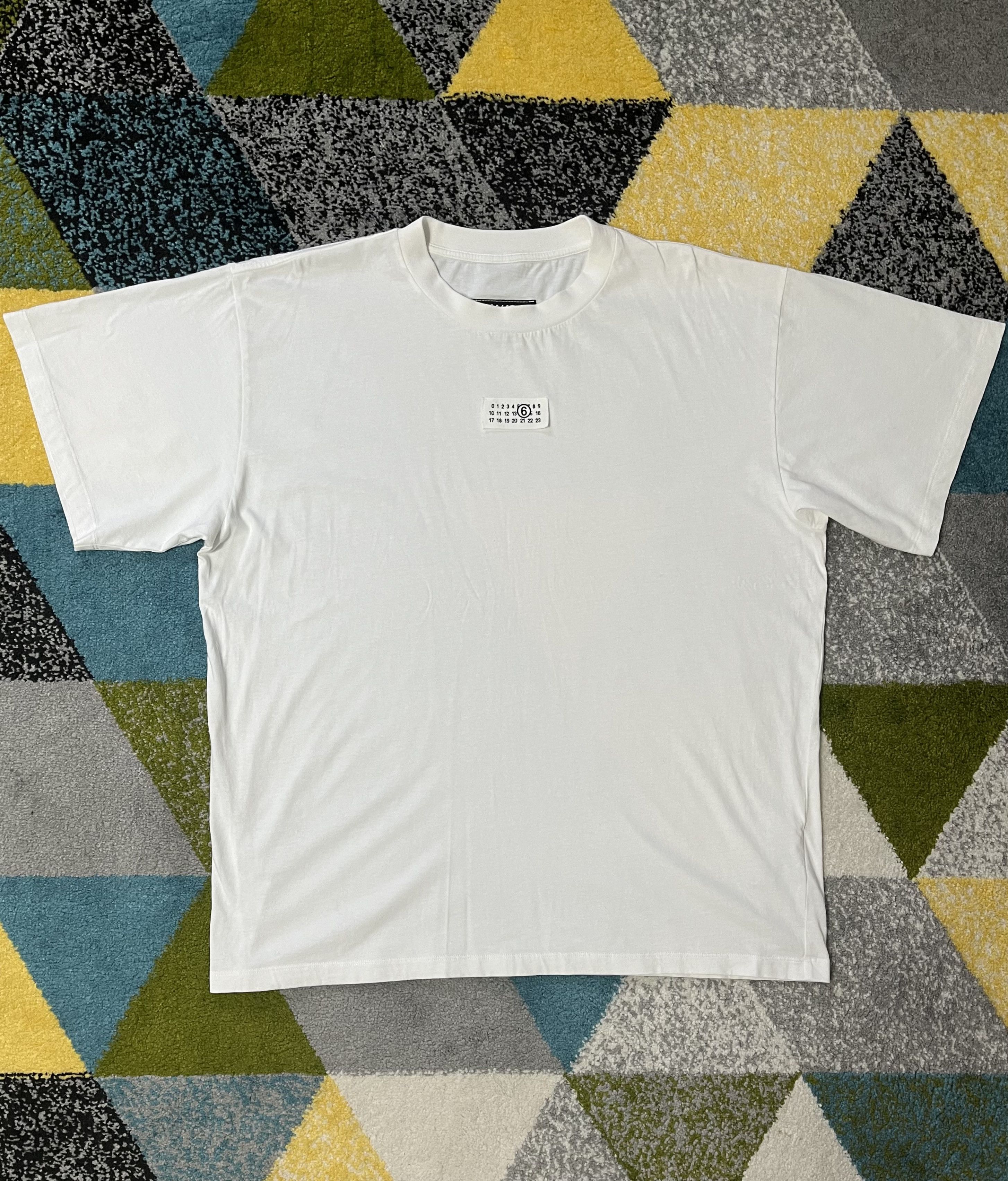 Maison Margiela MM6 Maison Margiela Cotton White T-shirt Size US M / EU 48-50 / 2 - 2 Thumbnail