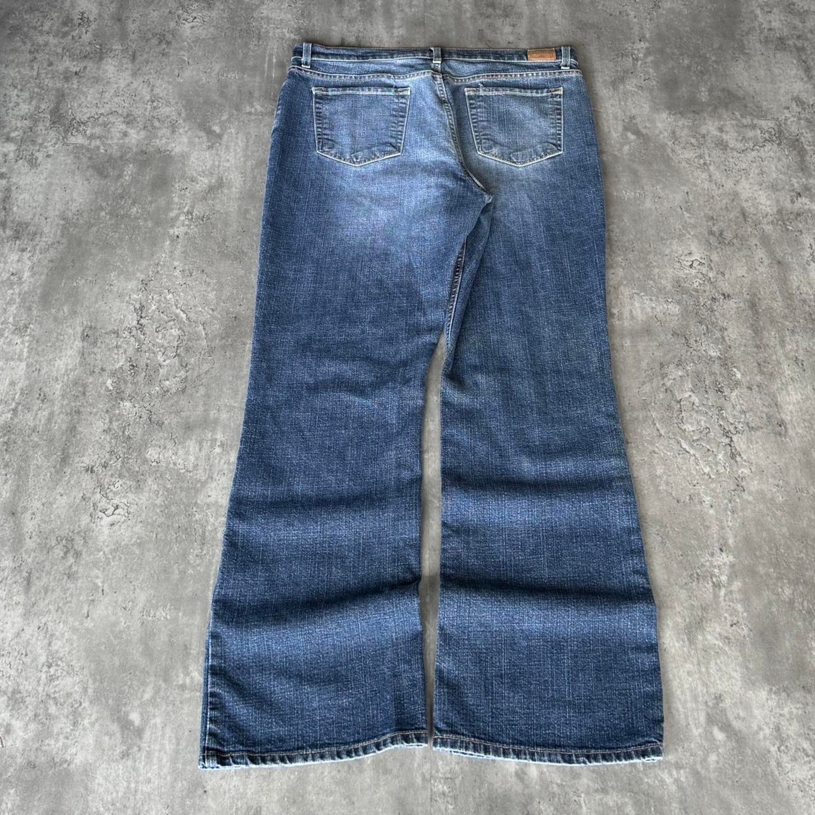 Japanese Brand × Old Navy × Vintage Vintage Y2K Old Navy Baggy Boot Cut Grunge Opium Denim Jeans Size 38" / US 16 / IT 52 - 2 Thumbnail