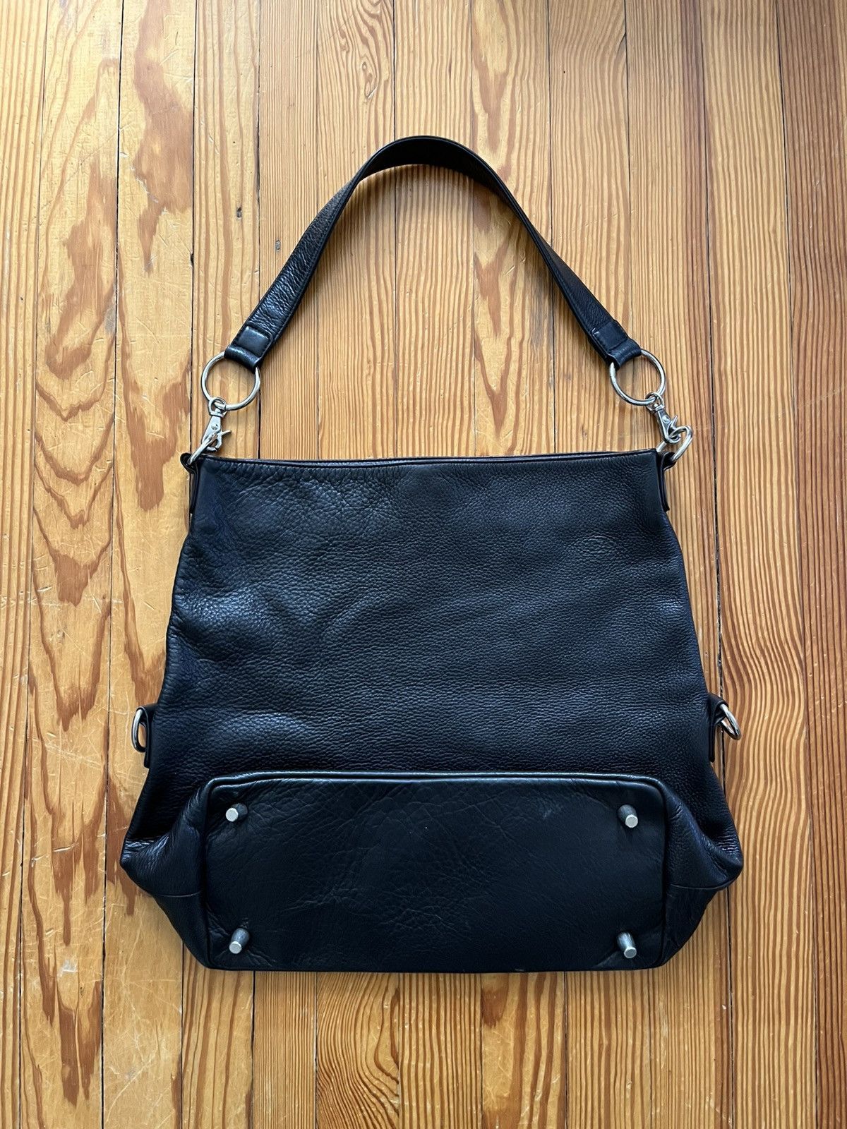 Yohji Yamamoto Yohji Yammamoto Limi Feu 2 Way Bucket Bag Black Leather Size ONE SIZE - 1 Thumbnail