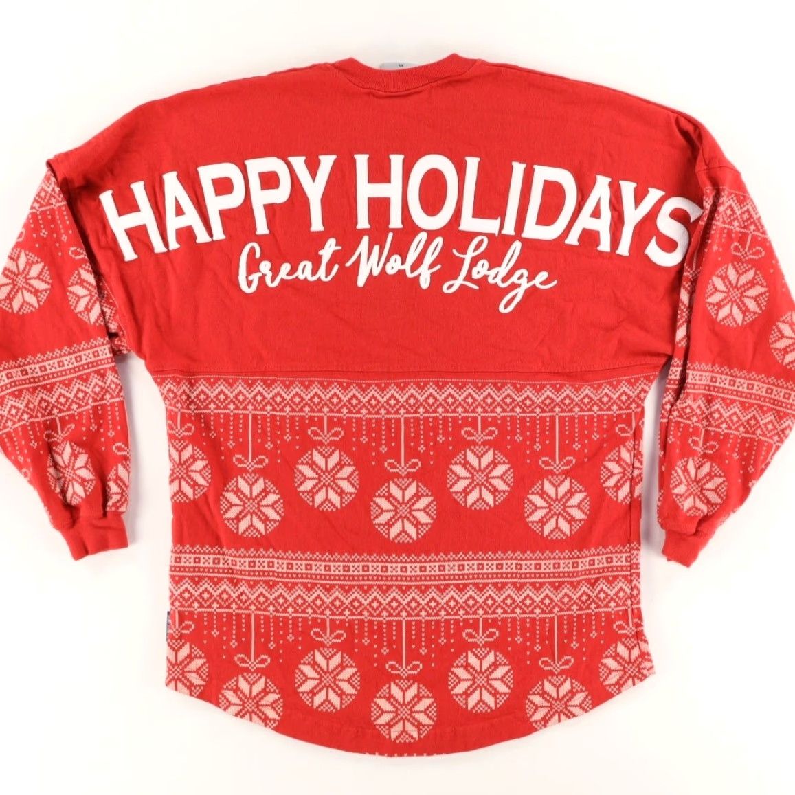 Vintage Spirit Jersey Great Wolf Lodge Holiday Red Women's XS Shirt Size XS / US 0-2 / IT 36-38 - 4 Thumbnail