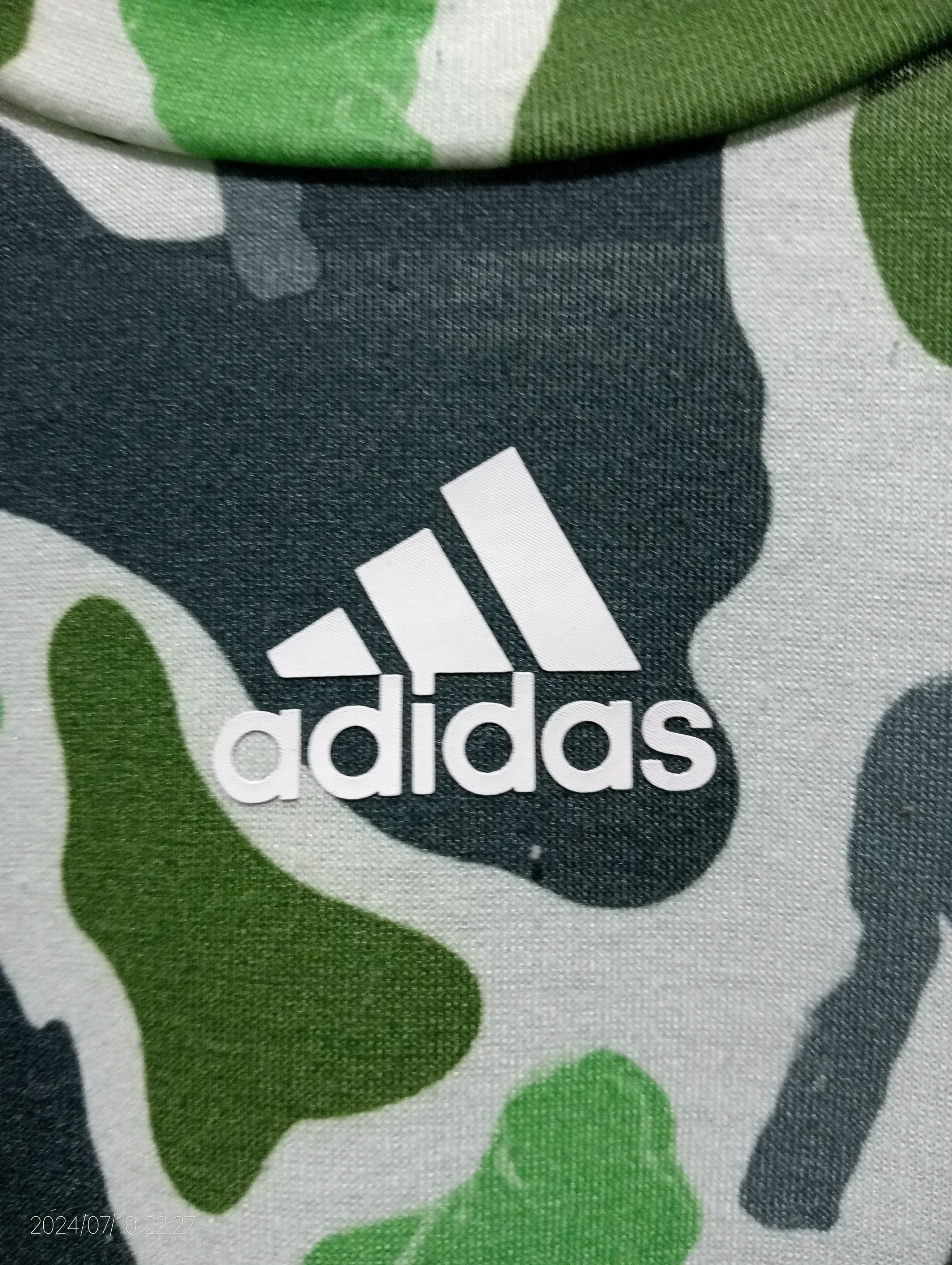 Adidas × Rap Tees Adidas N.E.R.D Camo Long Sleeve Tshirt Very Rare Size US M / EU 48-50 / 2 - 13 Thumbnail