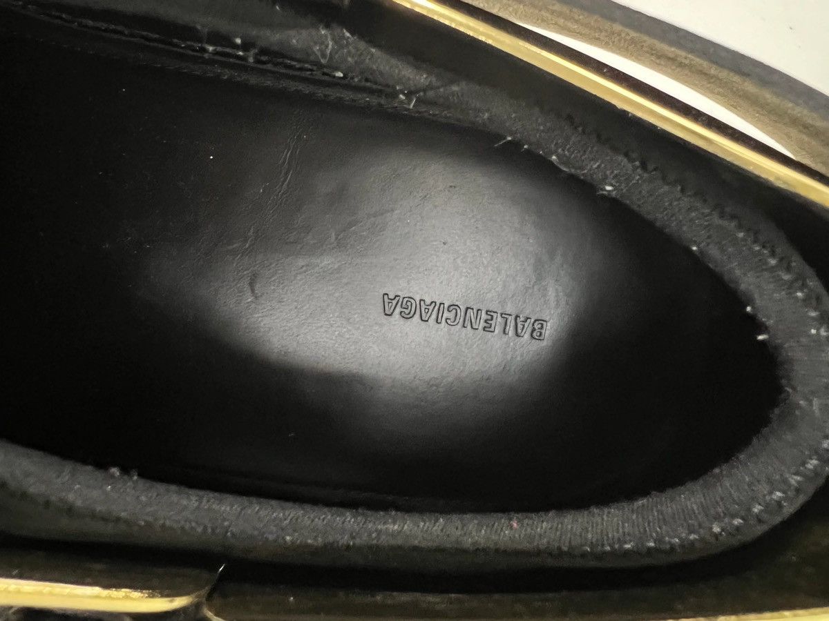 Balenciaga BALENCIAGA 1OF10 AW21 CHEVALIER ARMOR DERBIES IN GOLD SZ:42 Size US 8.5 / EU 41-42 - 10 Thumbnail